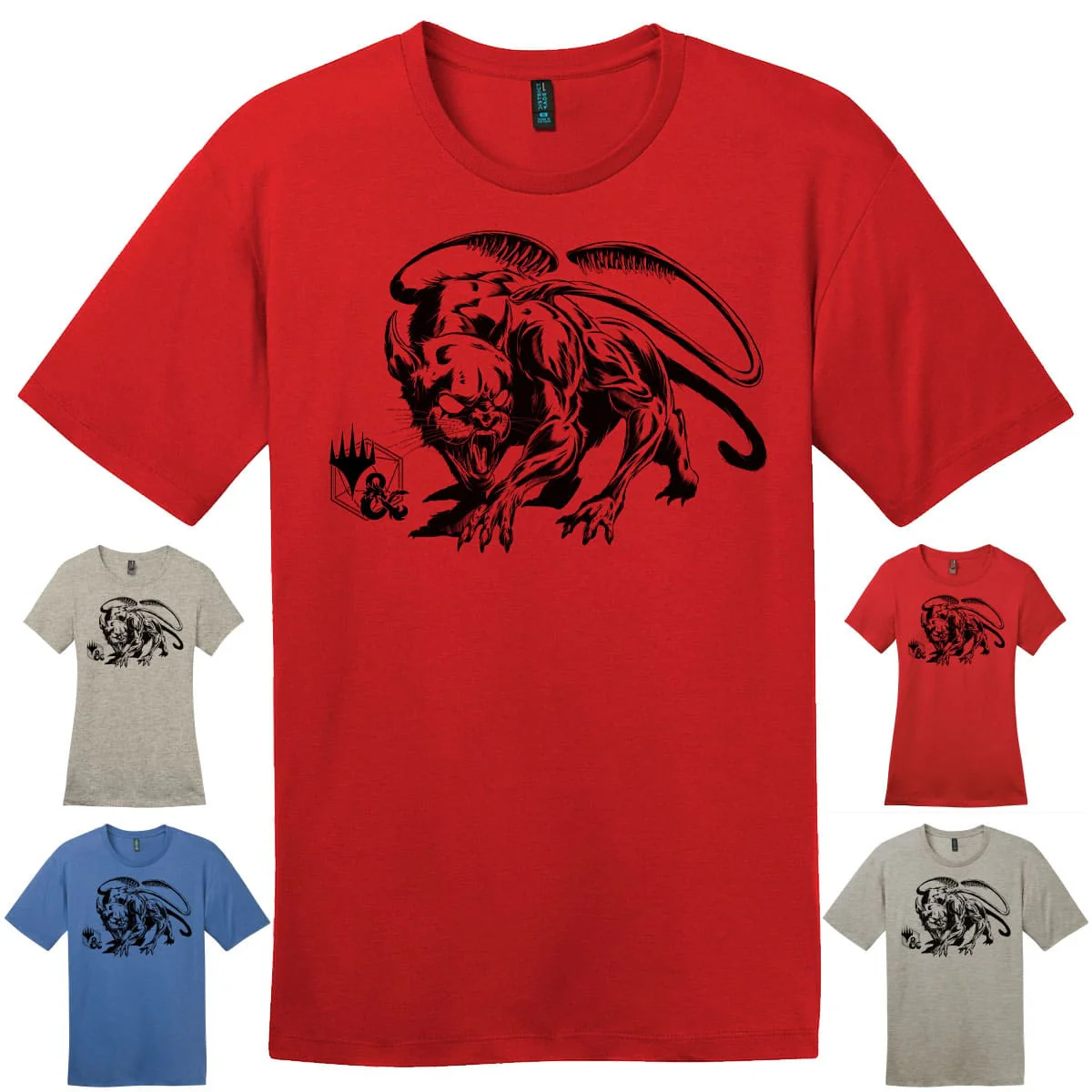 Adventures in the Forgotten Realms Displacer Beast T-Shirt for Dungeons & Dragons