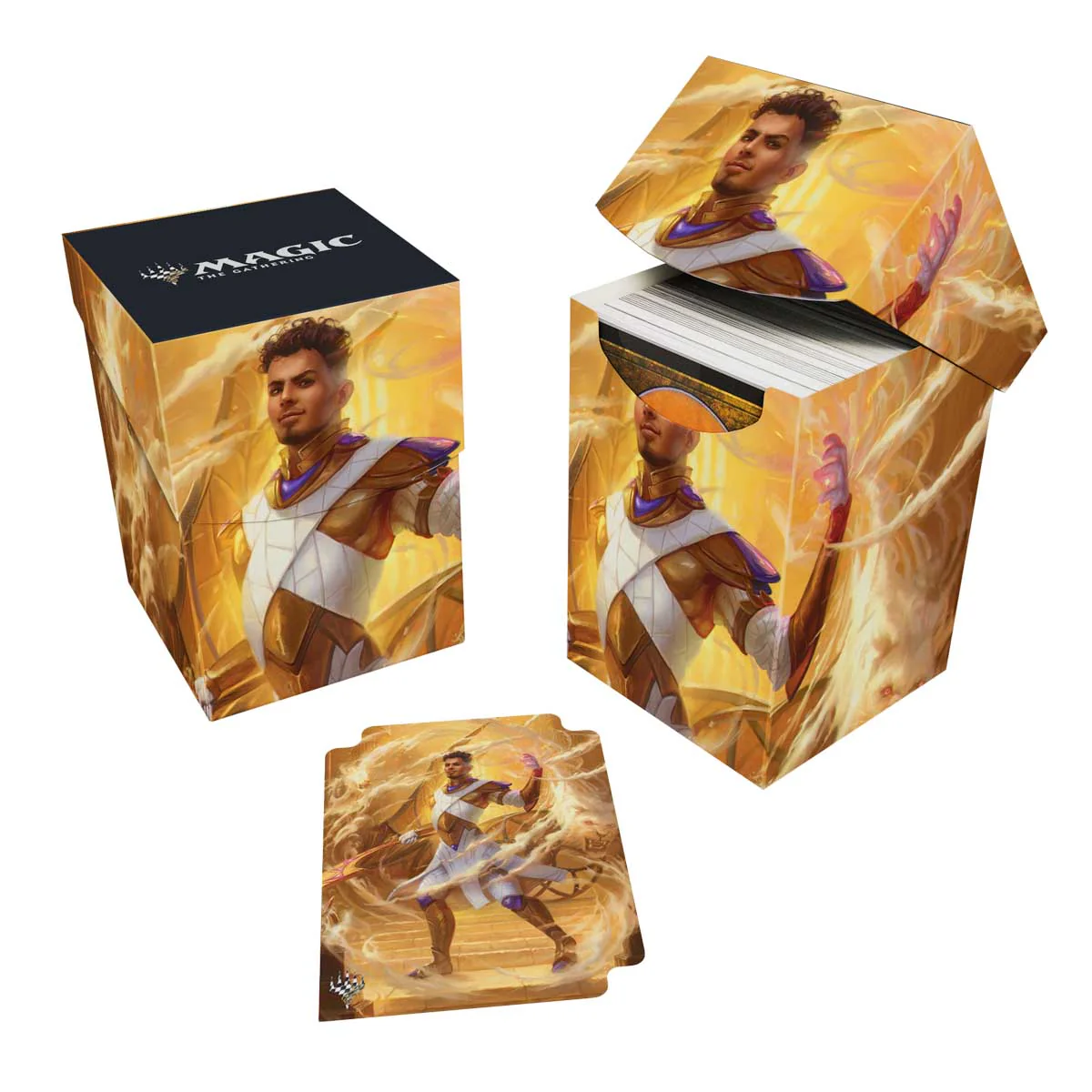 Aetherdrift Basri, Tomorrowâ€™s Champion 100+ Deck Box for Magic: The Gathering