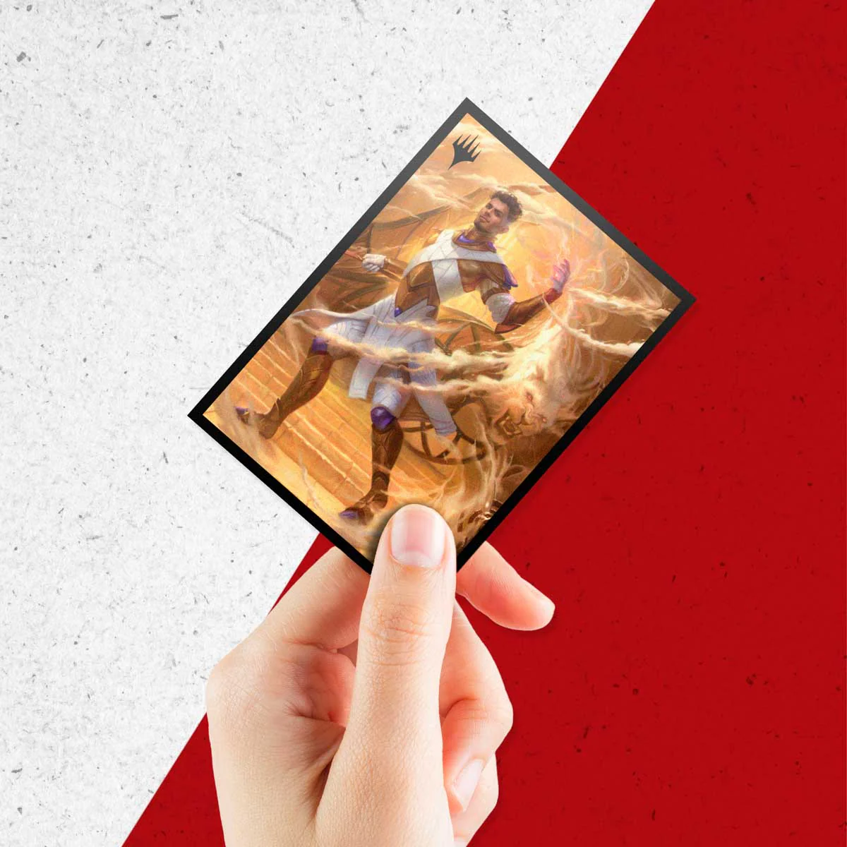 Aetherdrift Basri, Tomorrowâ€™s Champion 100ct Deck Protector Sleeves for Magic: The Gathering - Image 4