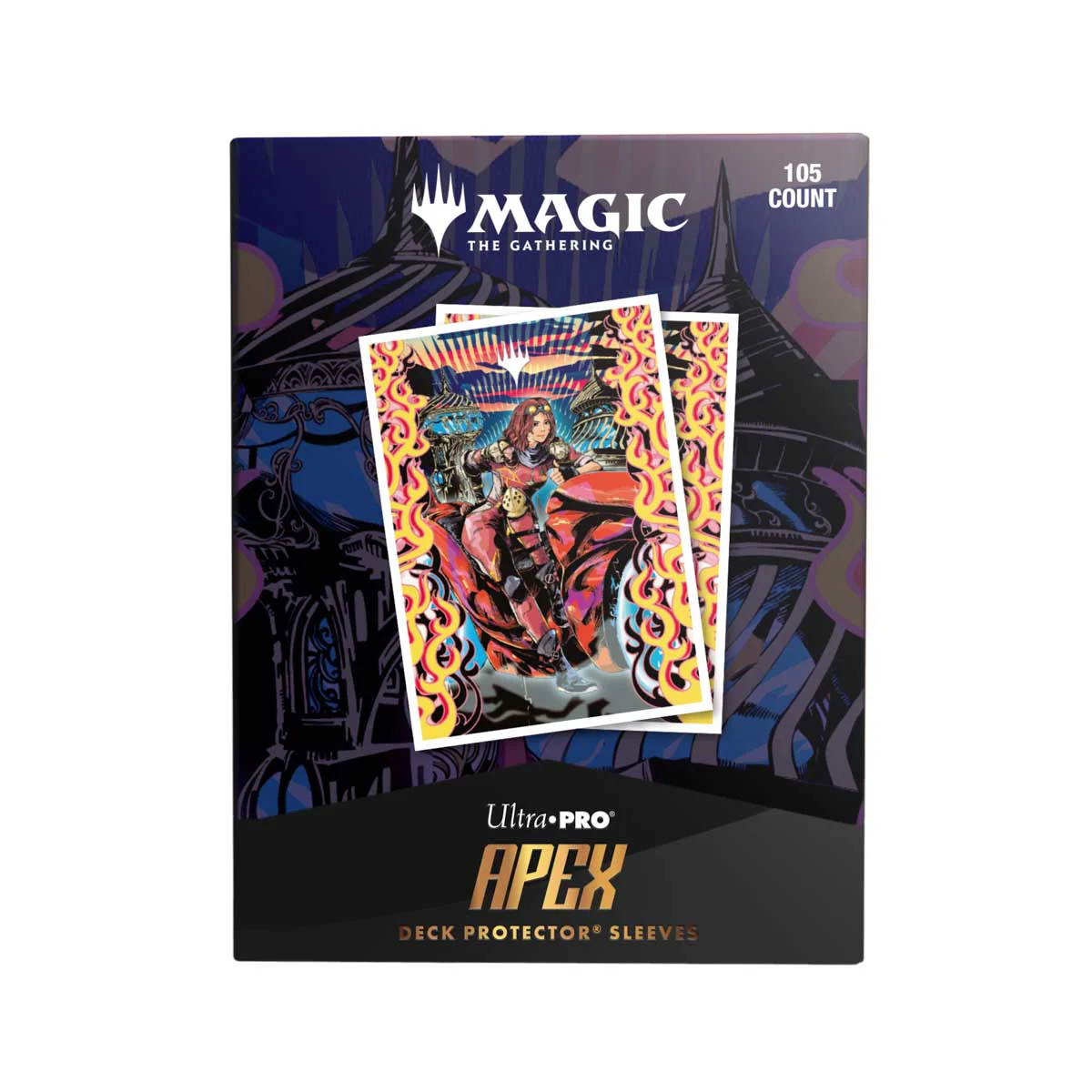 Aetherdrift Chandra, Spark Hunter 105ct APEX Deck Protector Sleeves for Magic: The Gathering - Image 4
