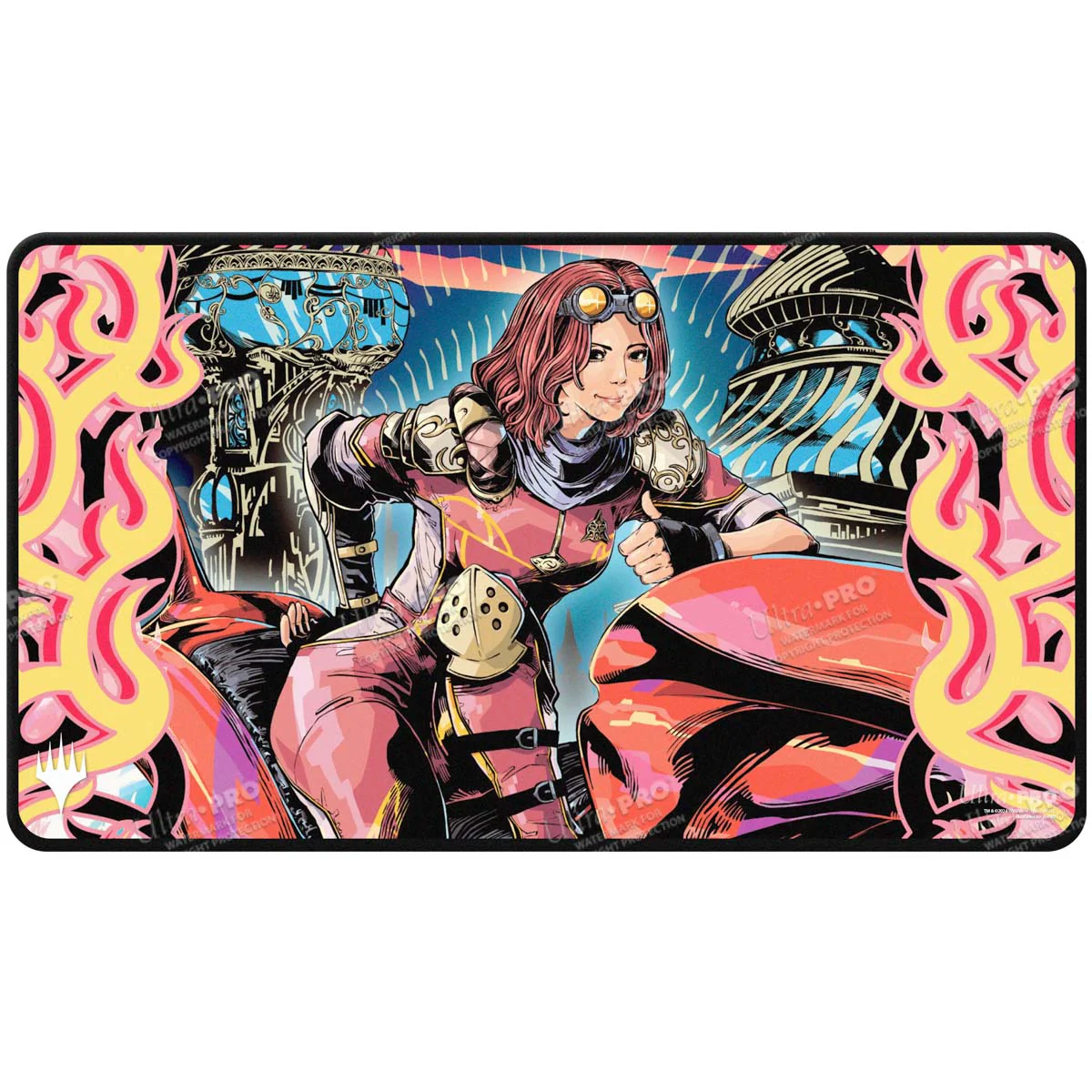 Aetherdrift Chandra, Spark Hunter AR Enhanced Playmat for Magic: The Gathering - Image 2