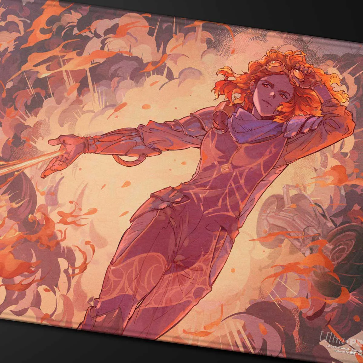 Aetherdrift Chandra's Ignition Stitched Edge Playmat for Magic: The Gathering