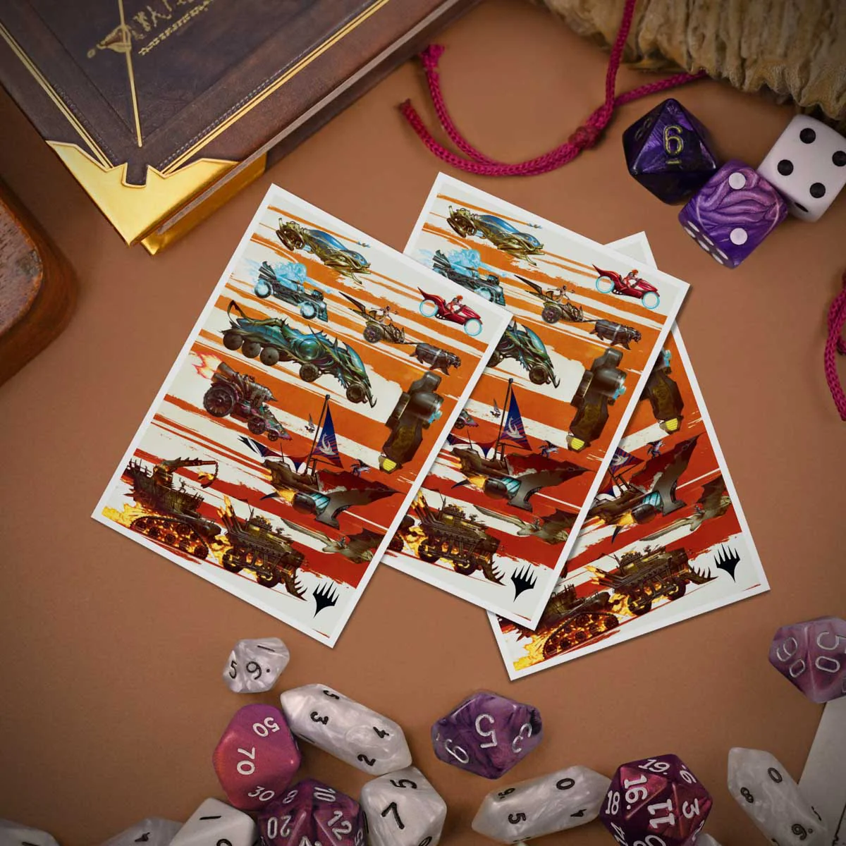 Aetherdrift Finish Line Bundle Key Art 105ct APEXâ„¢ Deck Protector Sleeves for Magic: The Gathering - Image 4