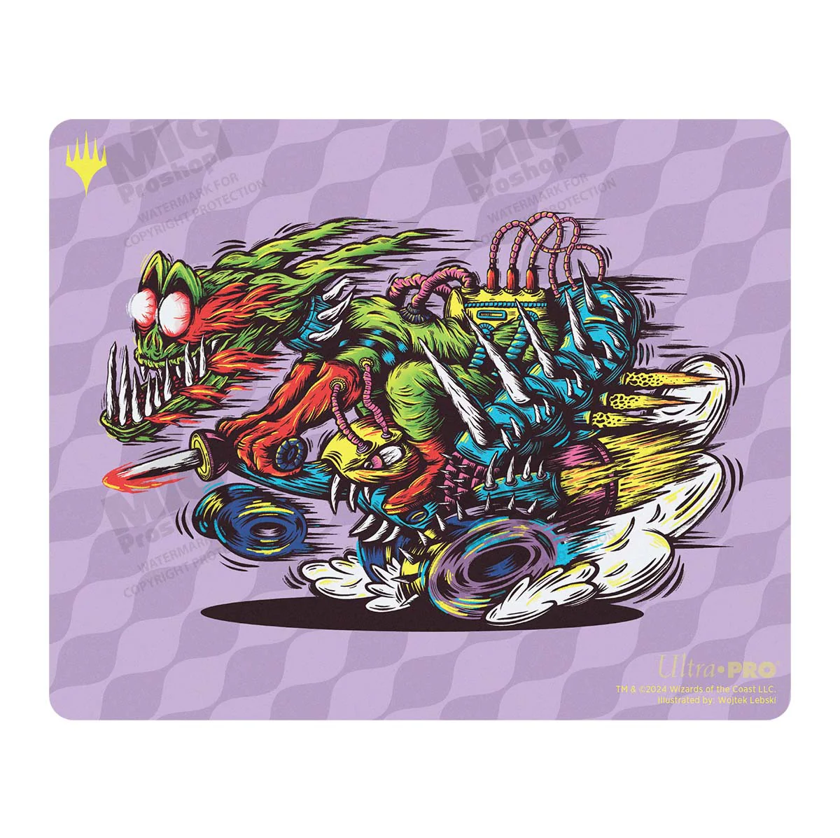 Aetherdrift Printed Mousepad - Racer Creature Bloodghast for Magic: The Gathering - Image 2