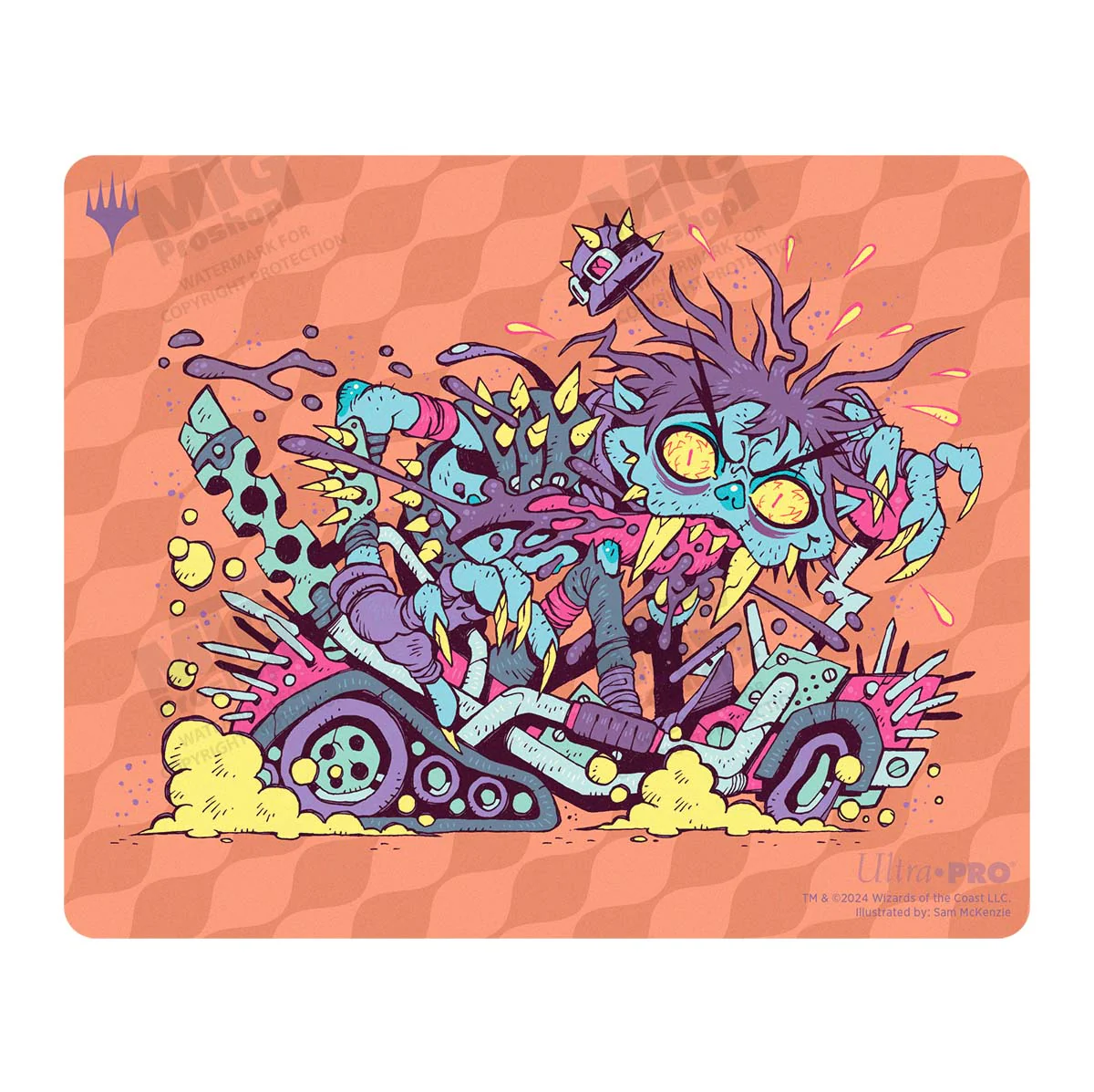 Aetherdrift Printed Mousepad - Racer Creature Gas Guzzler for Magic: The Gathering - Image 2