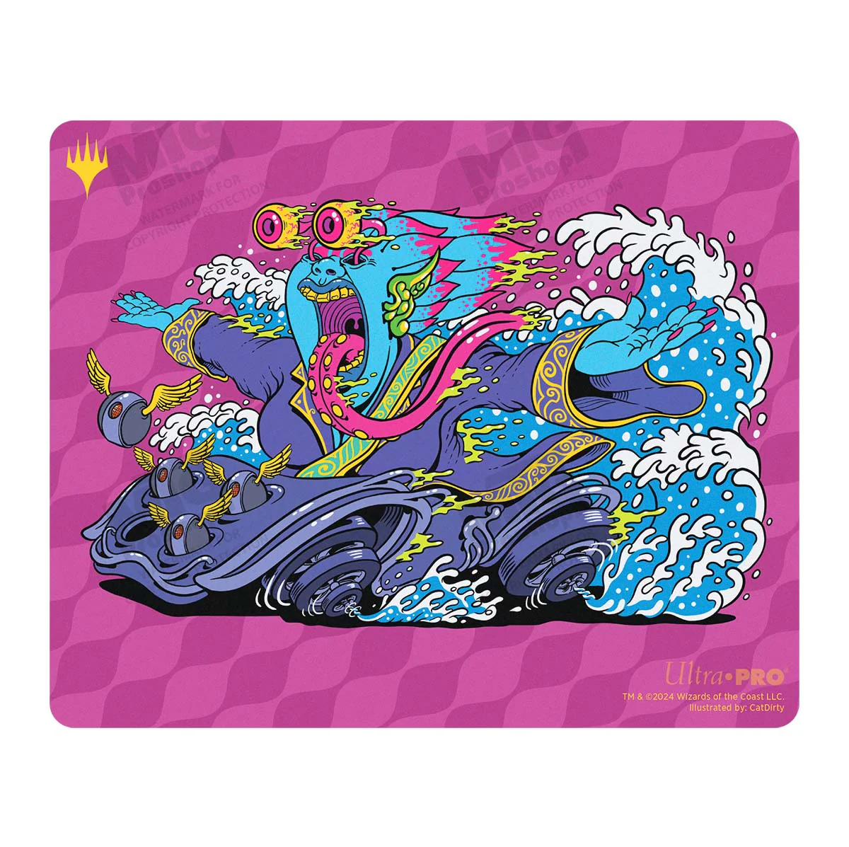 Aetherdrift Printed Mousepad - Racer Creature Mindspring Merfolk for Magic: The Gathering - Image 2