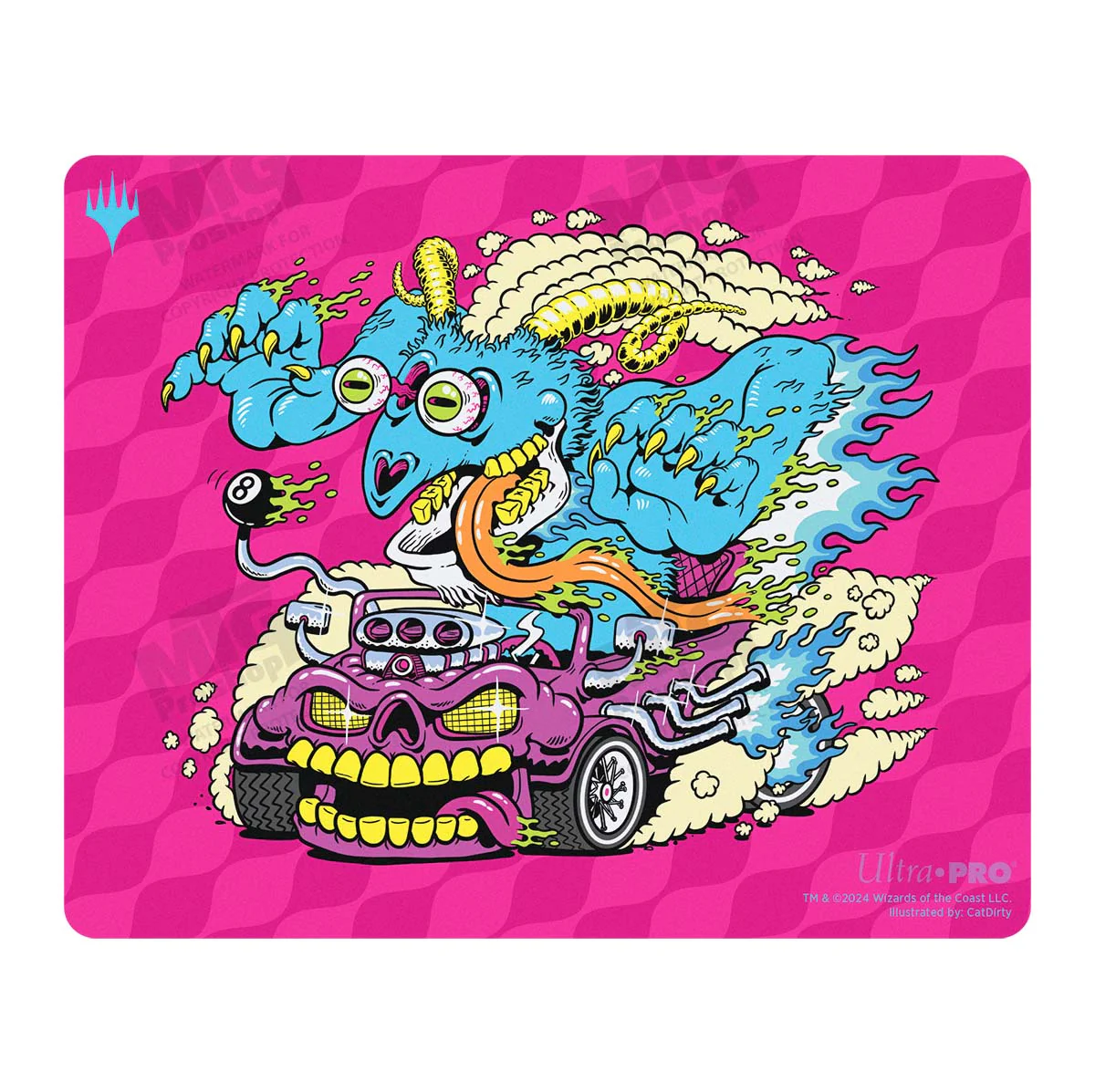 Aetherdrift Printed Mousepad - Racer Creature The Speed Demon for Magic: The Gathering - Image 2