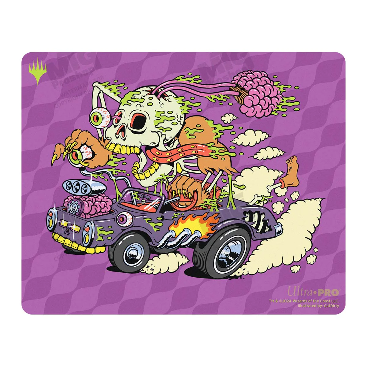 Aetherdrift Printed Mousepad - Racer Creature Waxen Shapethief for Magic: The Gathering - Image 2
