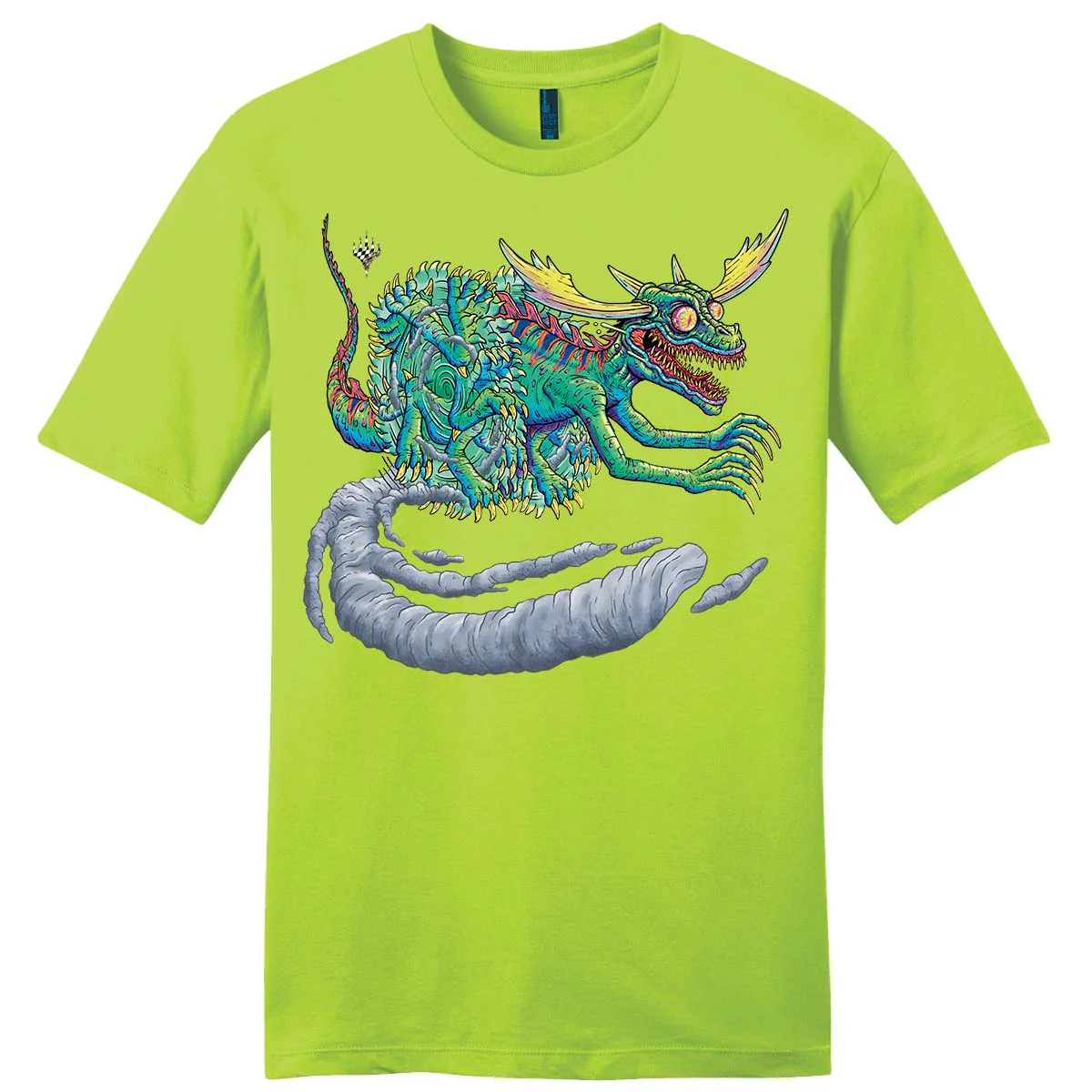 Aetherdrift Racer Creature Agonasaur Rex Printed Graphic Tee for Magic: The Gathering - Image 2