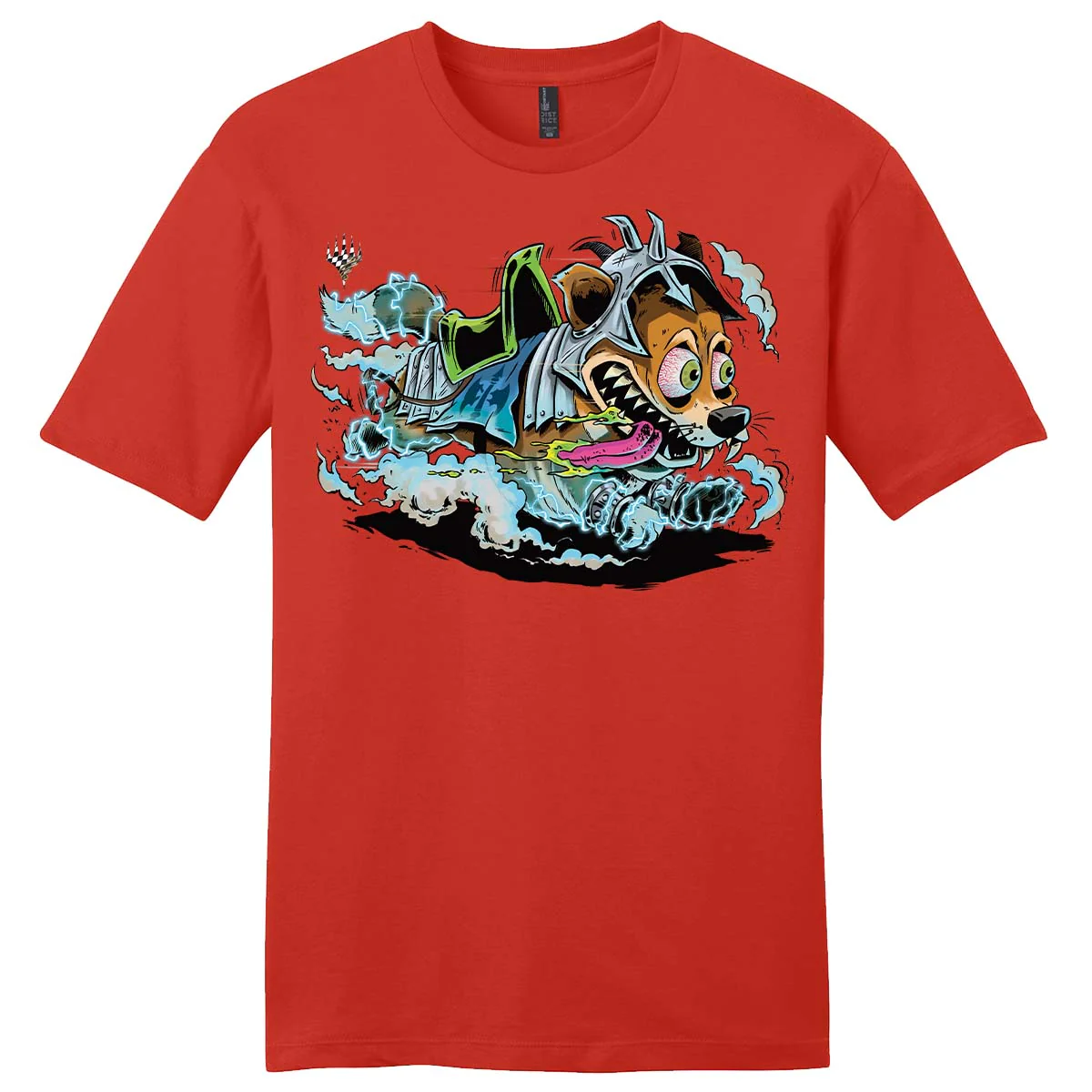 Aetherdrift Racer Creature District Mascot Printed Graphic Tee for Magic: The Gathering - Image 2