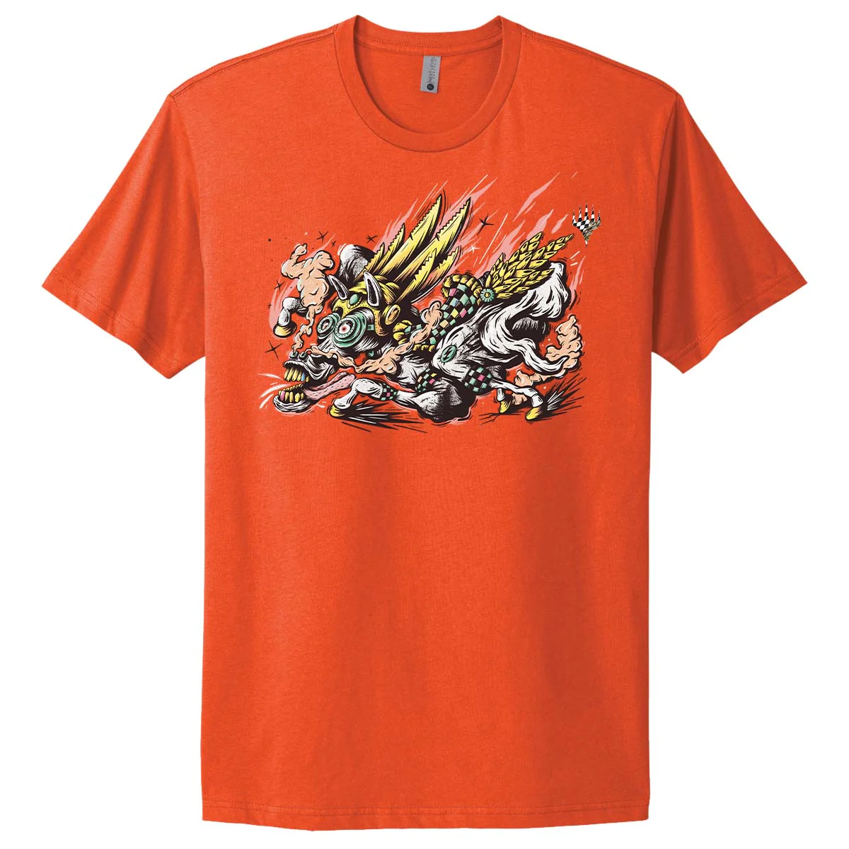 Aetherdrift Racer Creature Guardian Sunmare Printed Graphic Tee for Magic: The Gathering - Image 2