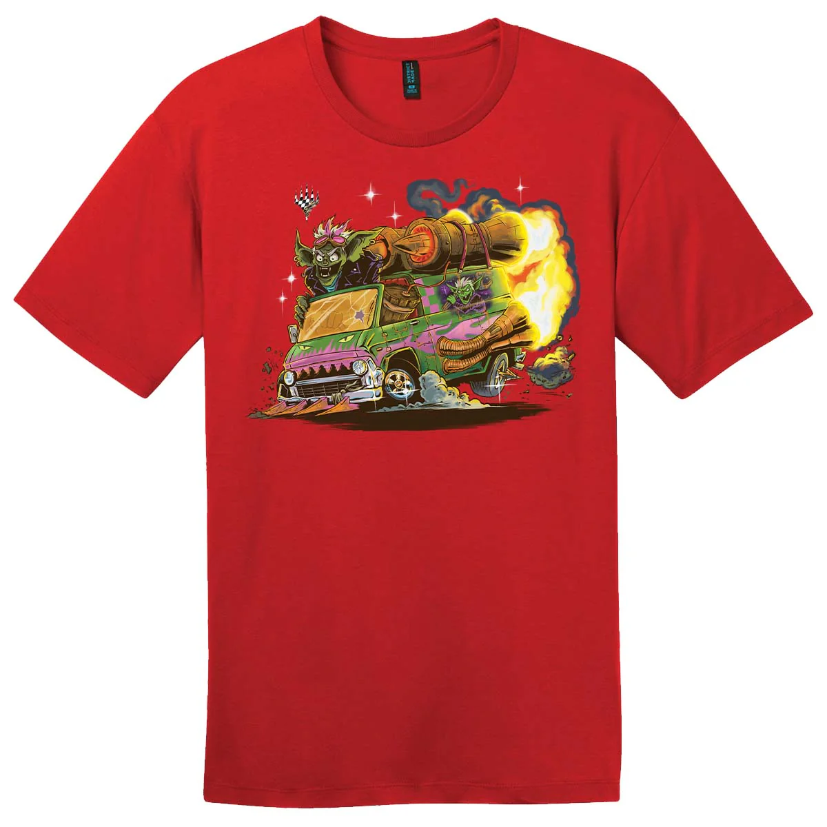 Aetherdrift Racer Creature Howlsquad Heavy Printed Graphic Tee for Magic: The Gathering - Image 2