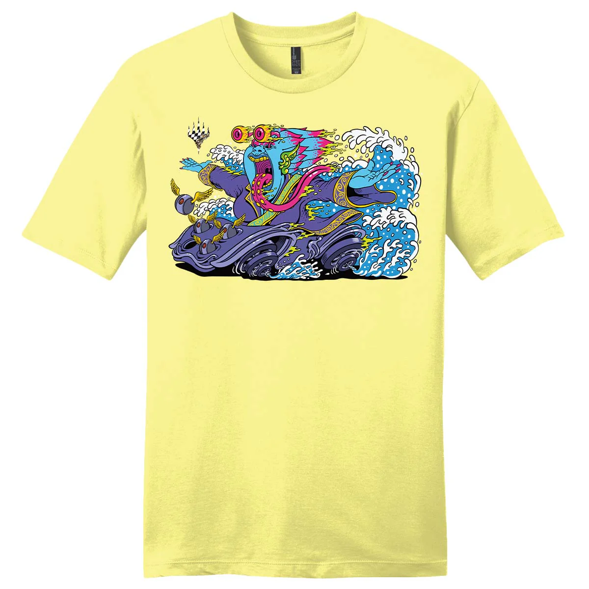 Aetherdrift Racer Creature Printed Mindspring Merfolk Graphic Tee for Magic: The Gathering - Image 2