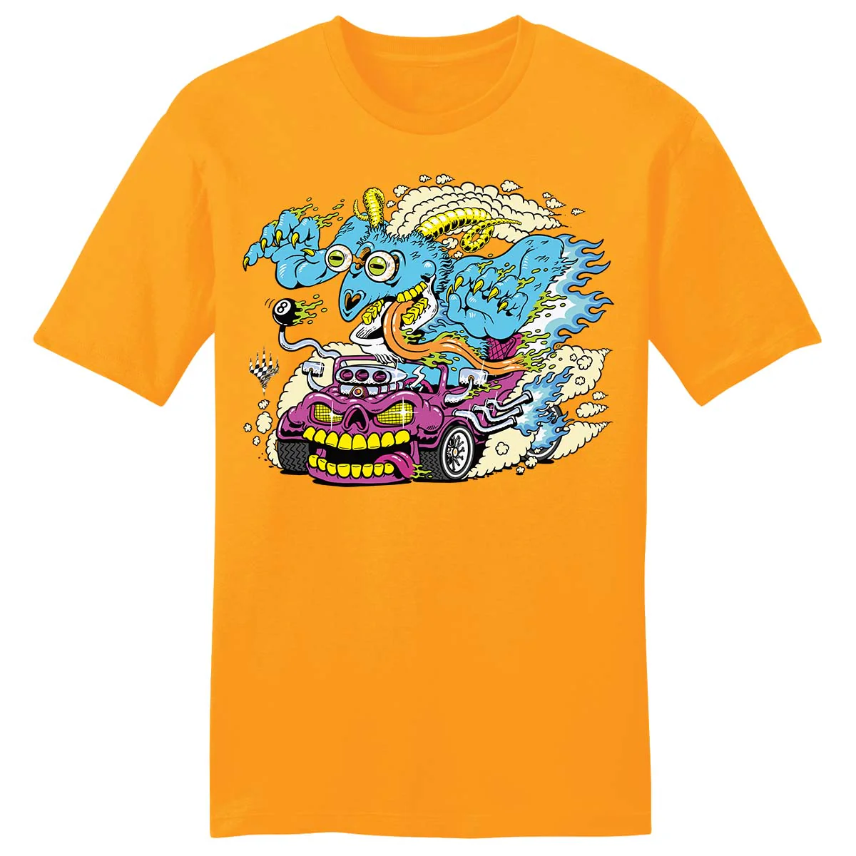 Aetherdrift Racer Creature The Speed Demon Printed Graphic Tee for Magic: The Gathering - Image 2