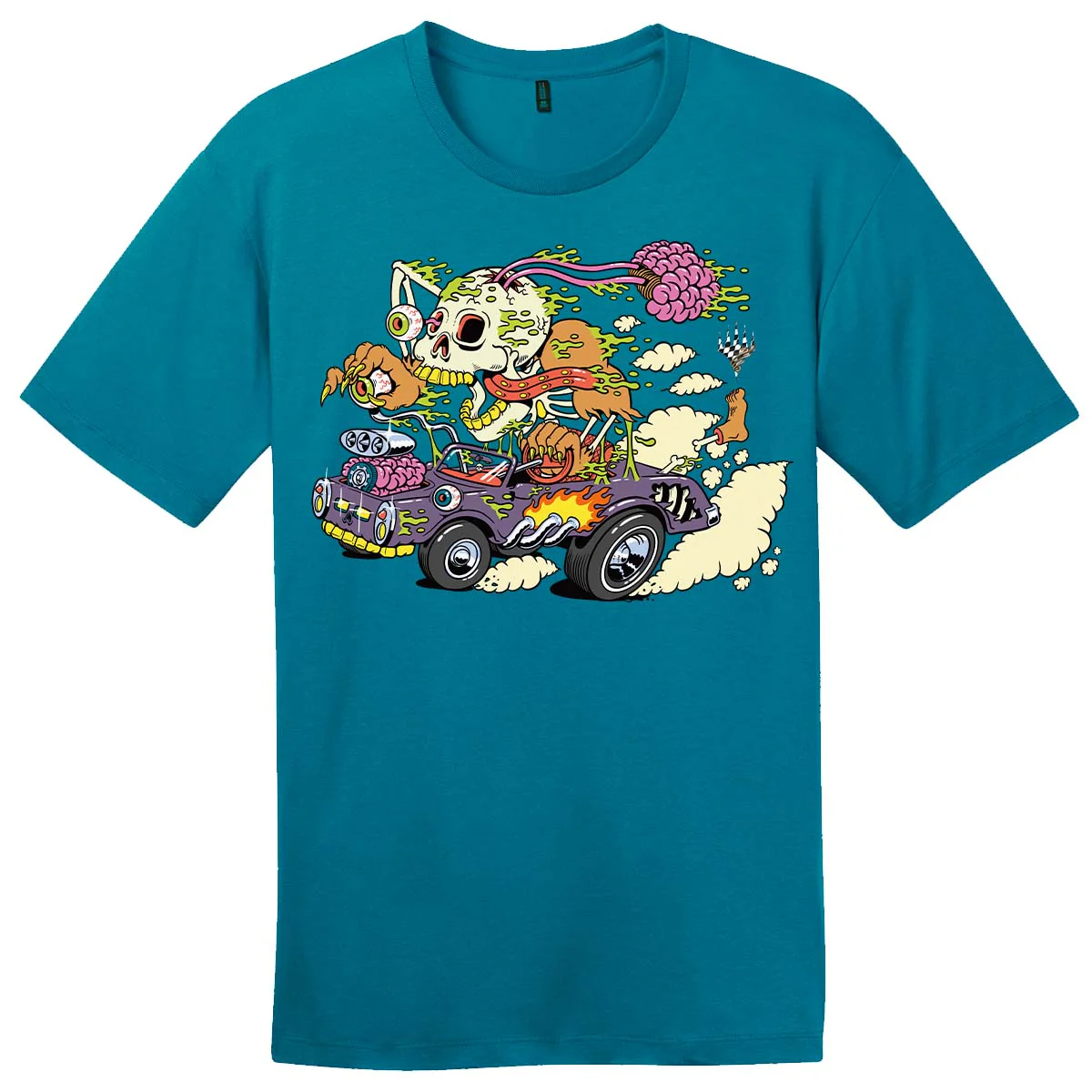 Aetherdrift Racer Creature Waxen Shapethief Printed Graphic Tee for Magic: The Gathering - Image 2