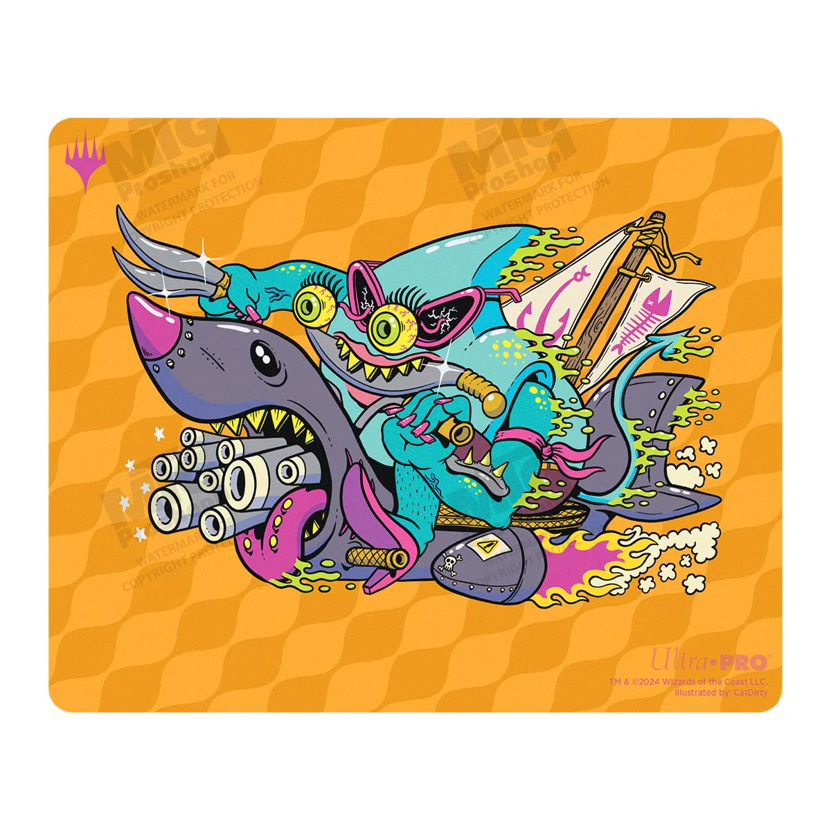 Aetherdrift Printed Mousepad - Racer Creature Fearless Swashbuckler for Magic: The Gathering - Image 2
