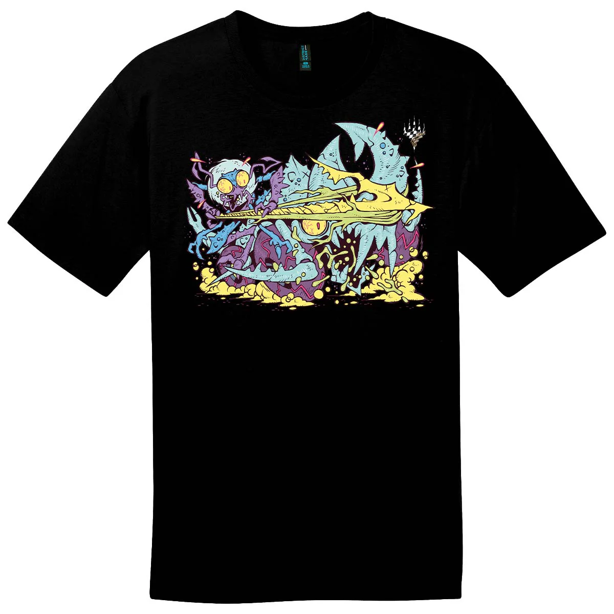 Aetherdrift Racer Creature Webstrike Elite Printed Graphic Tee for Magic: The Gathering