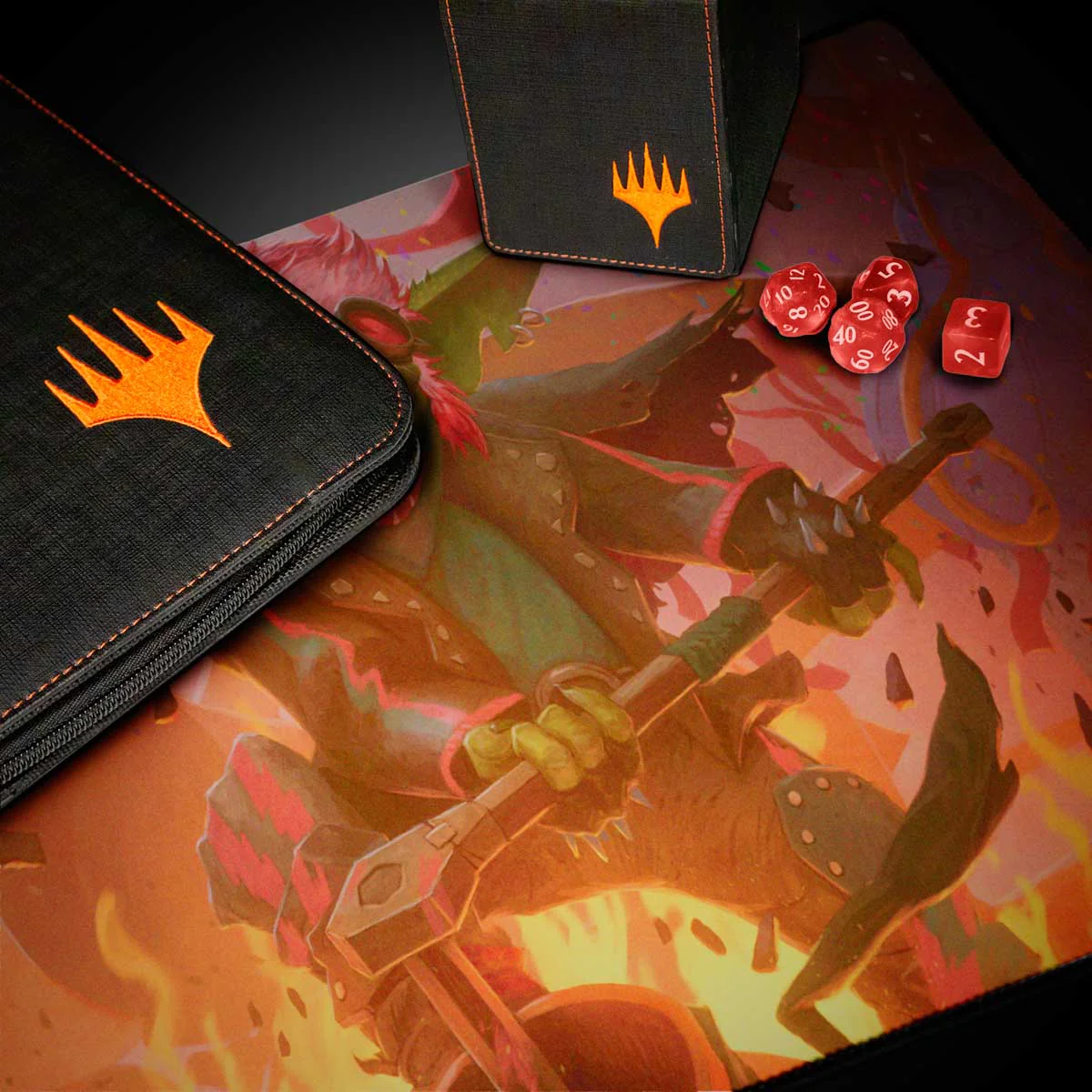 Aetherdrift Redshift, Rocketeer Chief Playmat for Magic: The Gathering - Image 3