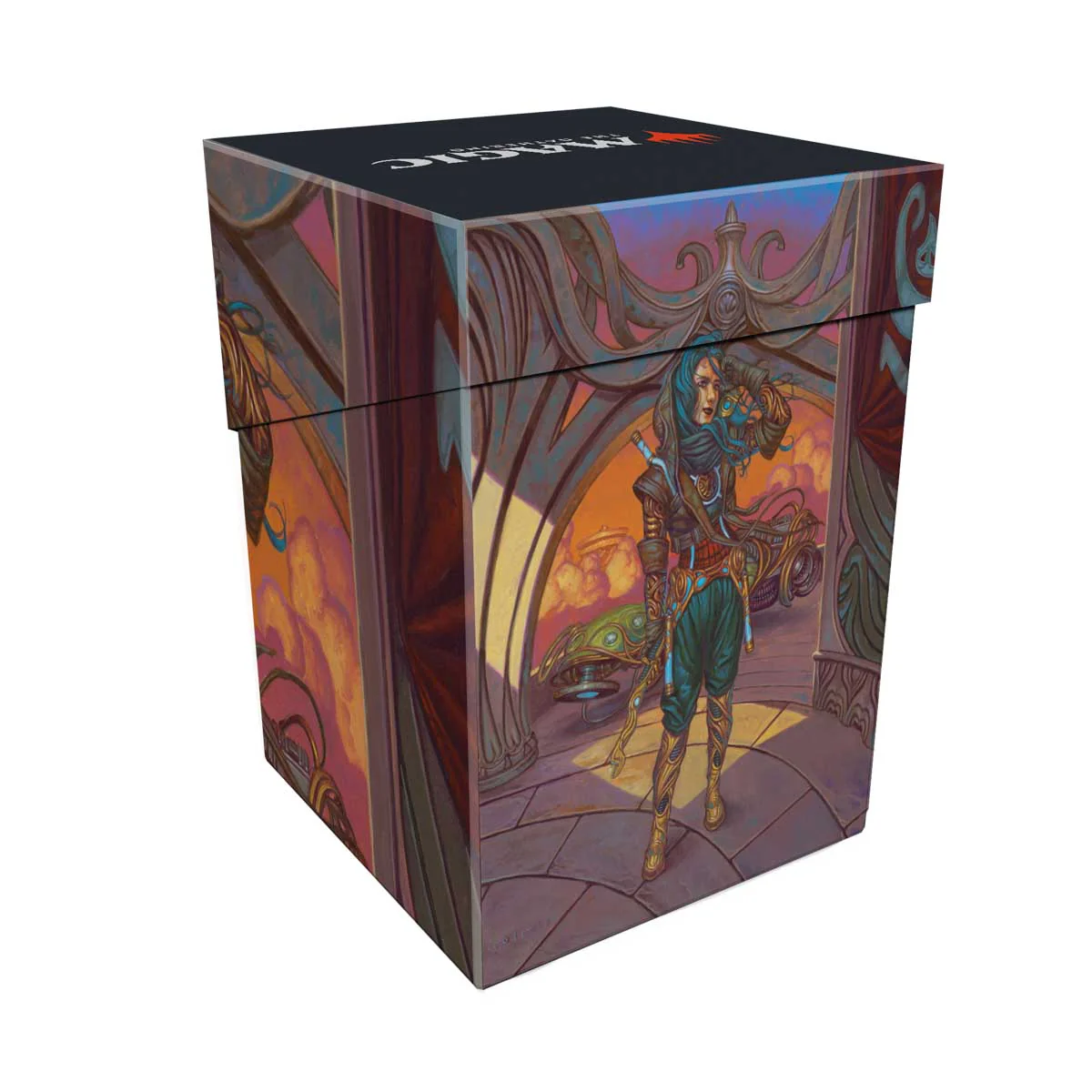 Aetherdrift Sita Varma, Masked Racer 100+ Deck Box for Magic: The Gathering - Image 4