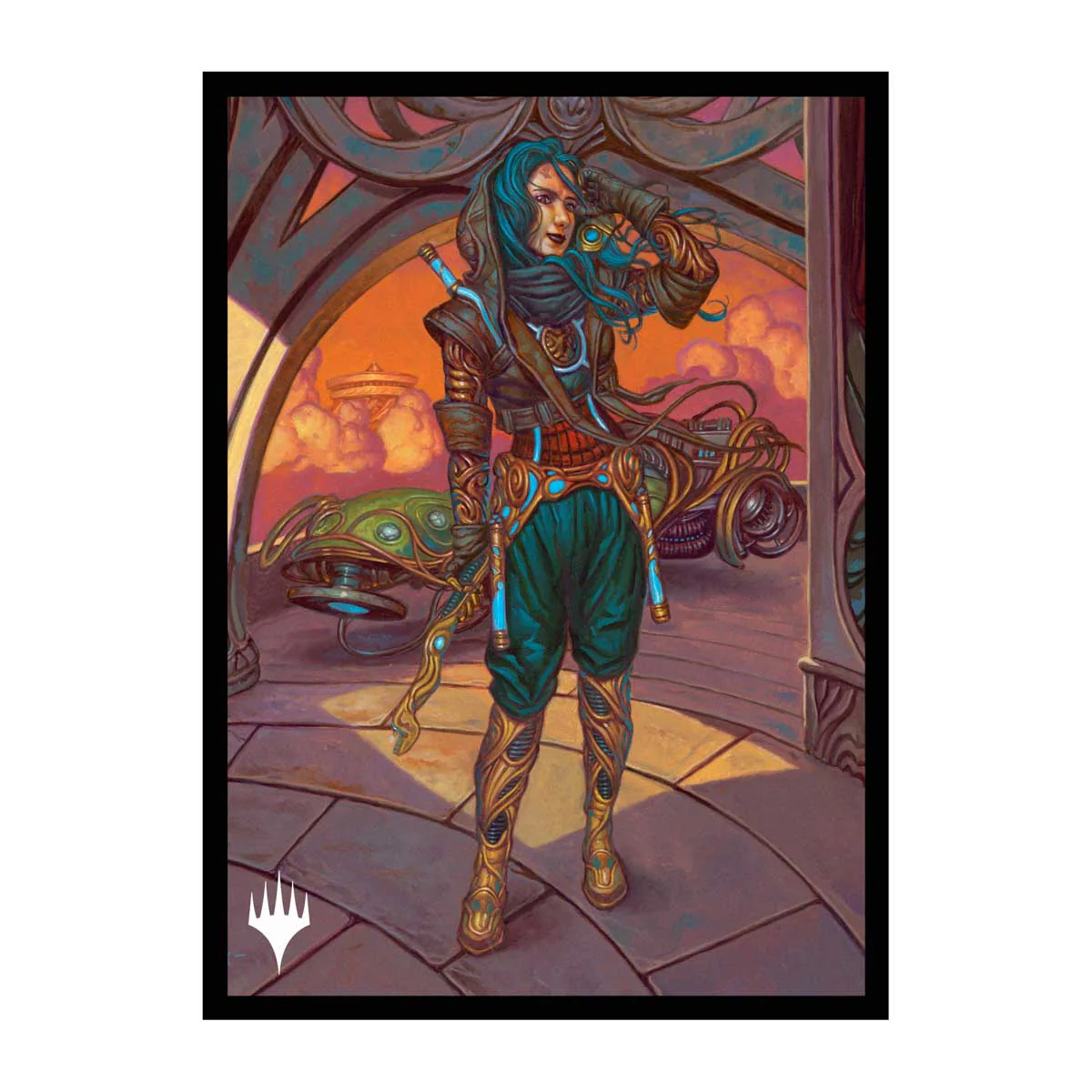 Aetherdrift Sita Varma, Masked Racer 100ct Deck Protector Sleeves for Magic: The Gathering