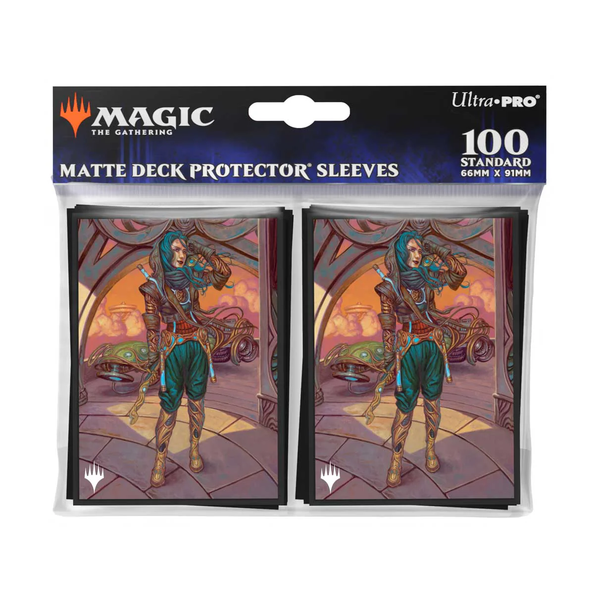 Aetherdrift Sita Varma, Masked Racer 100ct Deck Protector Sleeves for Magic: The Gathering - Image 3