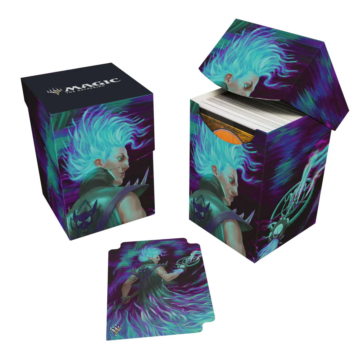 Aetherdrift Winter, Cursed Rider 100+ Deck Box for Magic: The Gathering