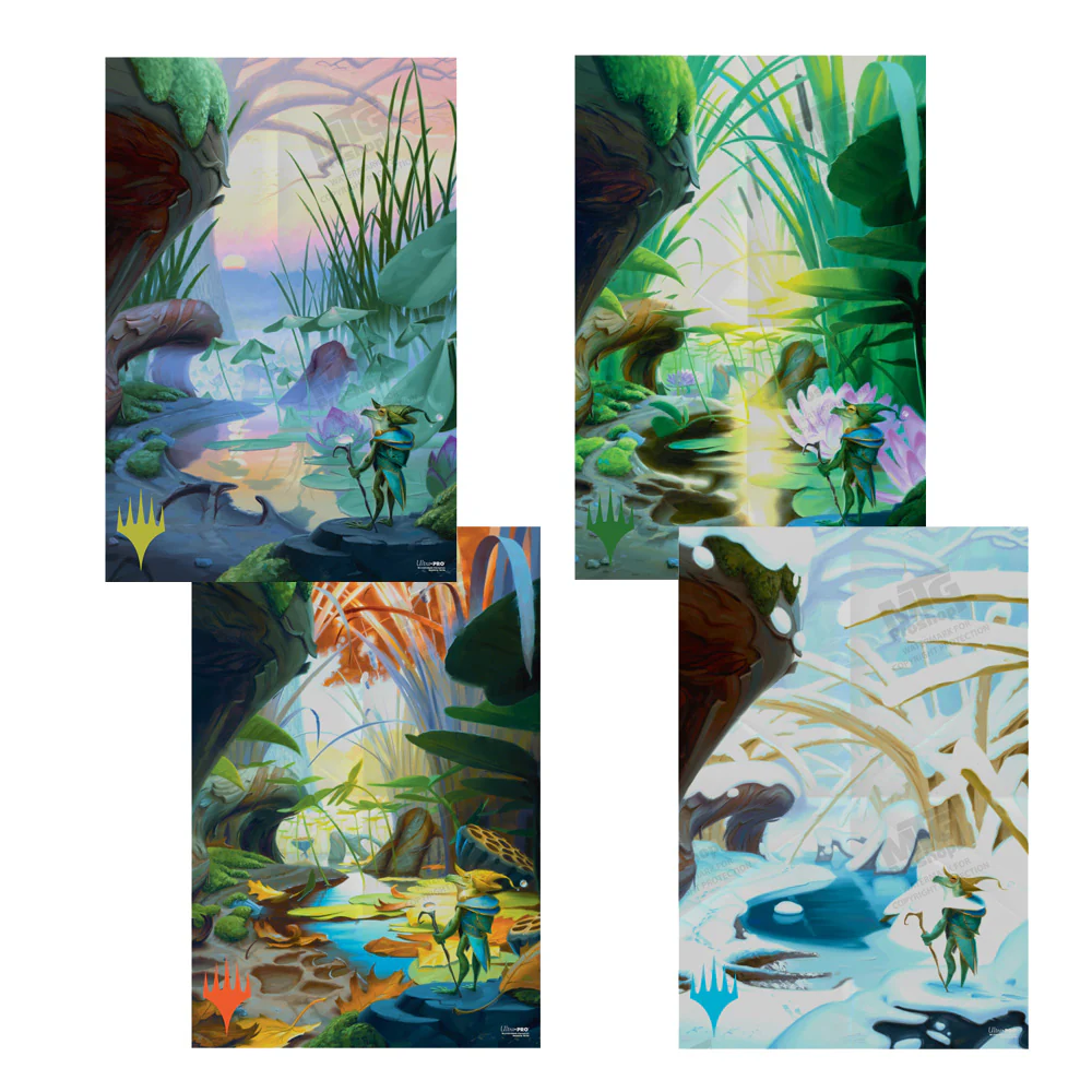 Bloomburrow Island (Four Seasons) Poster for Magic: The Gathering