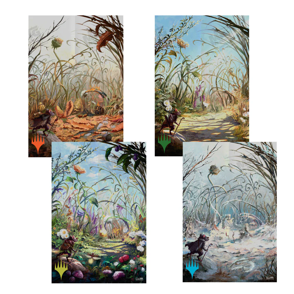 Bloomburrow Plains (Four Seasons) Poster for Magic: The Gathering