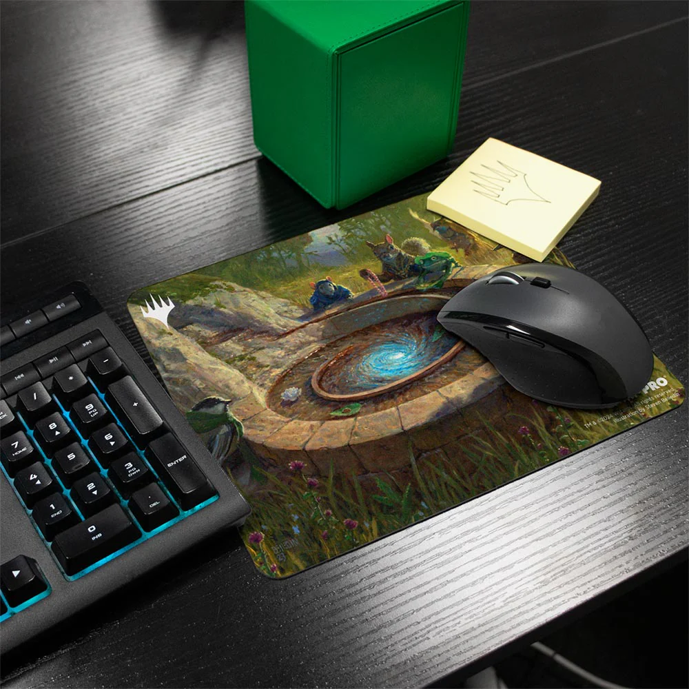 Bloomburrow The Wishing Well Mouse Pad for Magic: The Gathering