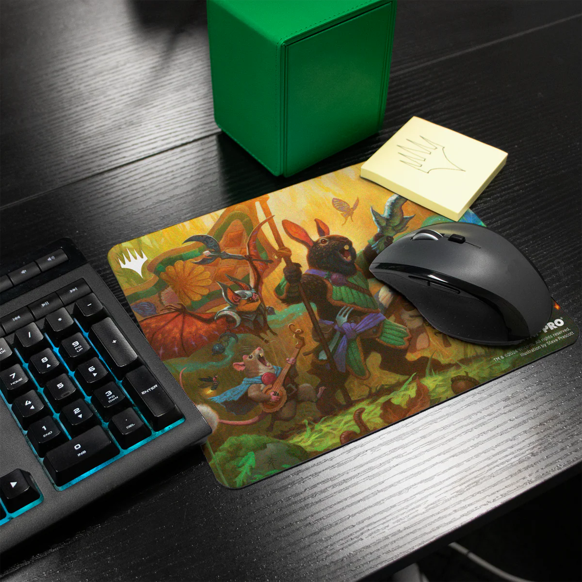 Bloomburrow Valley Questcaller Mouse Pad for Magic: The Gathering