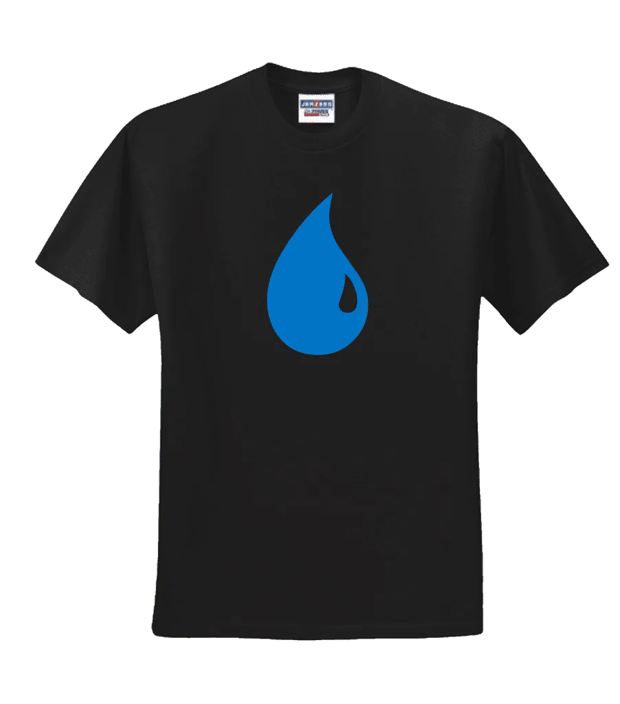 Blue Mana Symbol T-shirt for Magic: The Gathering