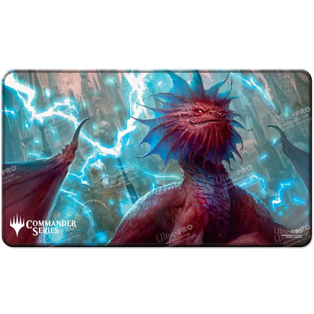 Commander Series #3: Enemy - Niv-Mizzet Stitched Edge Standard Gaming Playmat for Magic: The Gathering - Image 2