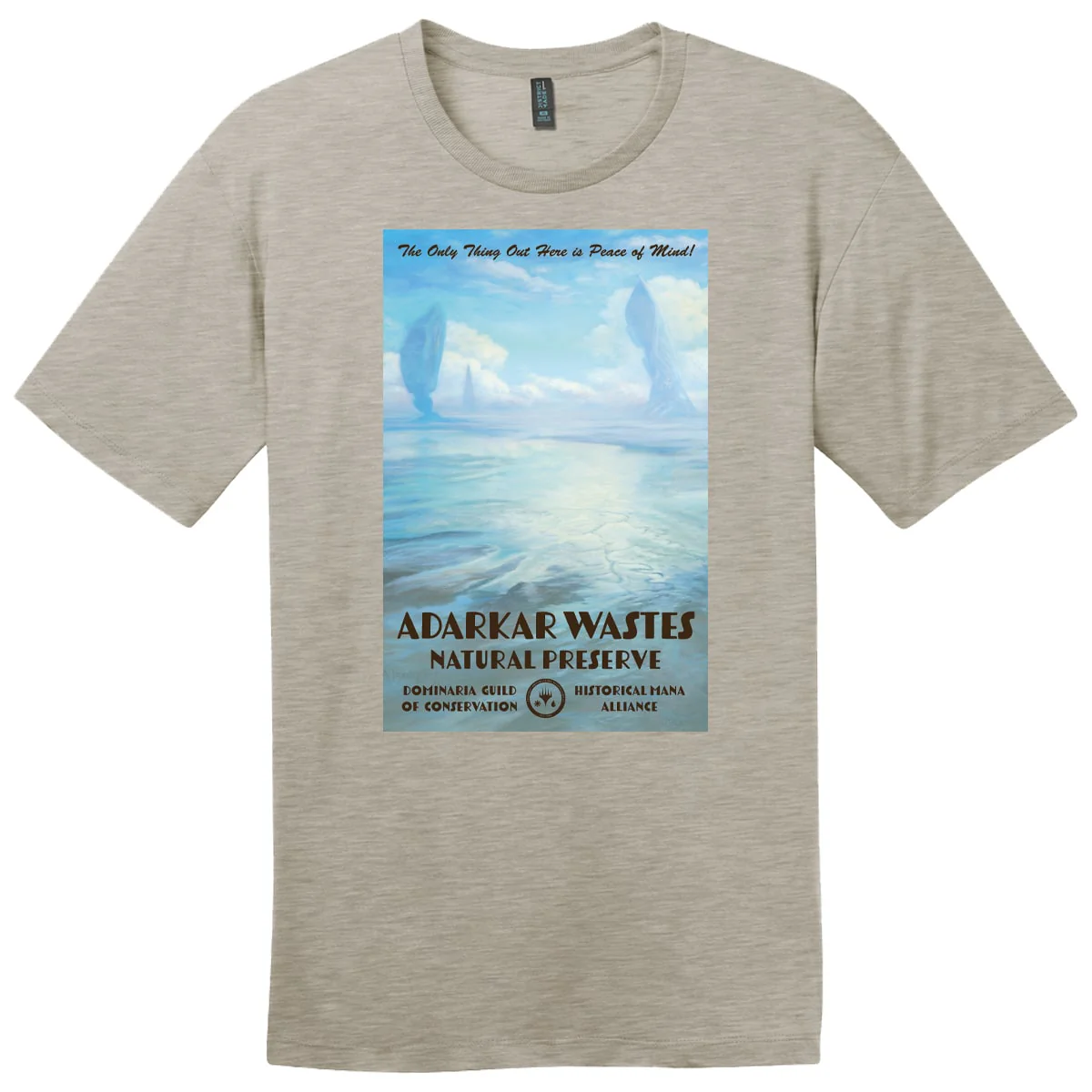 Dominaria United Adarkar Wastes T-Shirt for Magic: The Gathering - Image 4