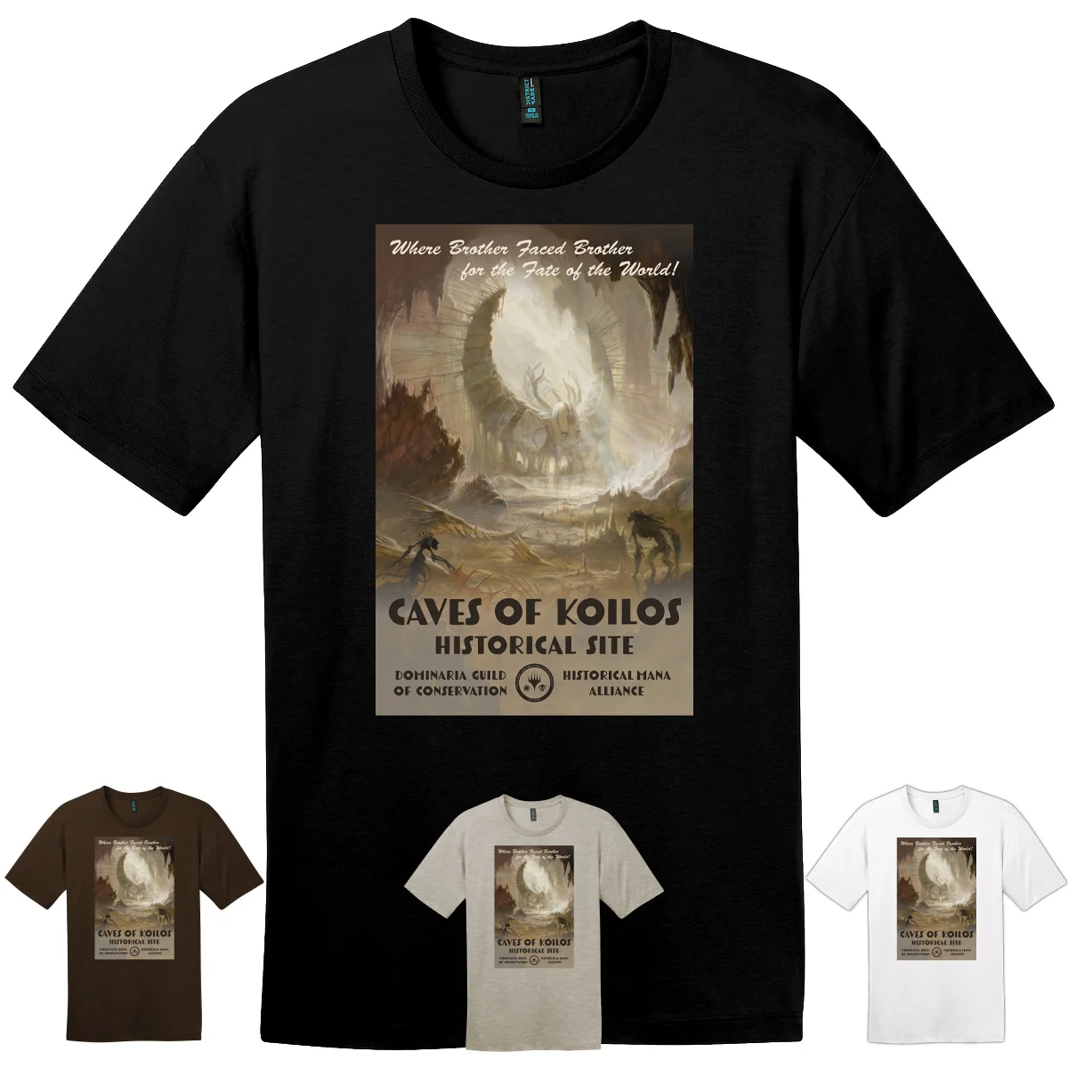 Dominaria United Caves of Koilos T-shirt for Magic: The Gathering - Image 2