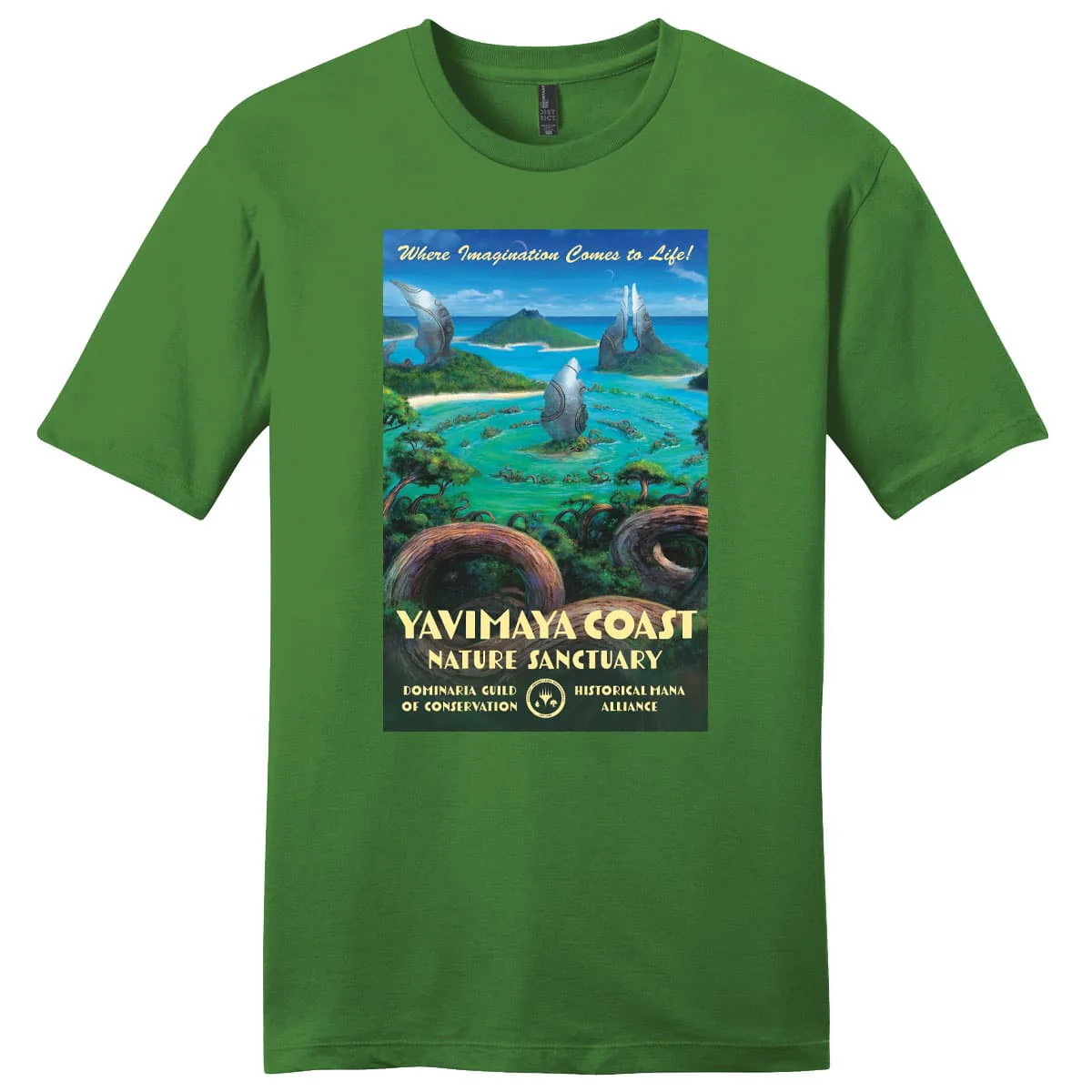 Dominaria United Yavimaya Coast T-Shirt for Magic: The Gathering - Image 2