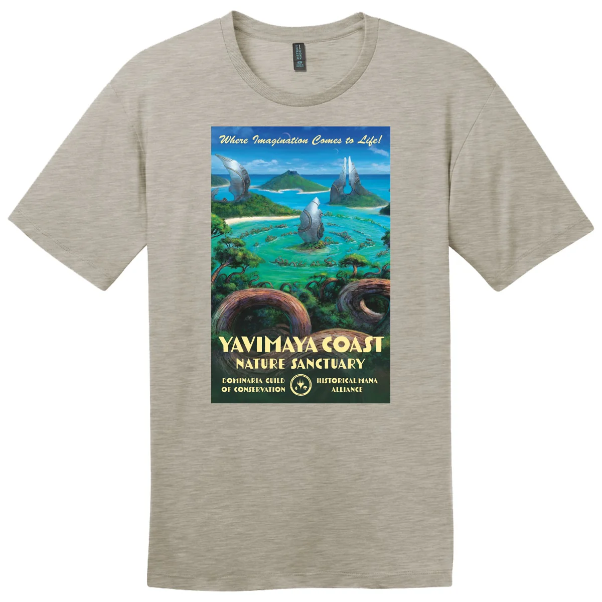 Dominaria United Yavimaya Coast T-Shirt for Magic: The Gathering - Image 4