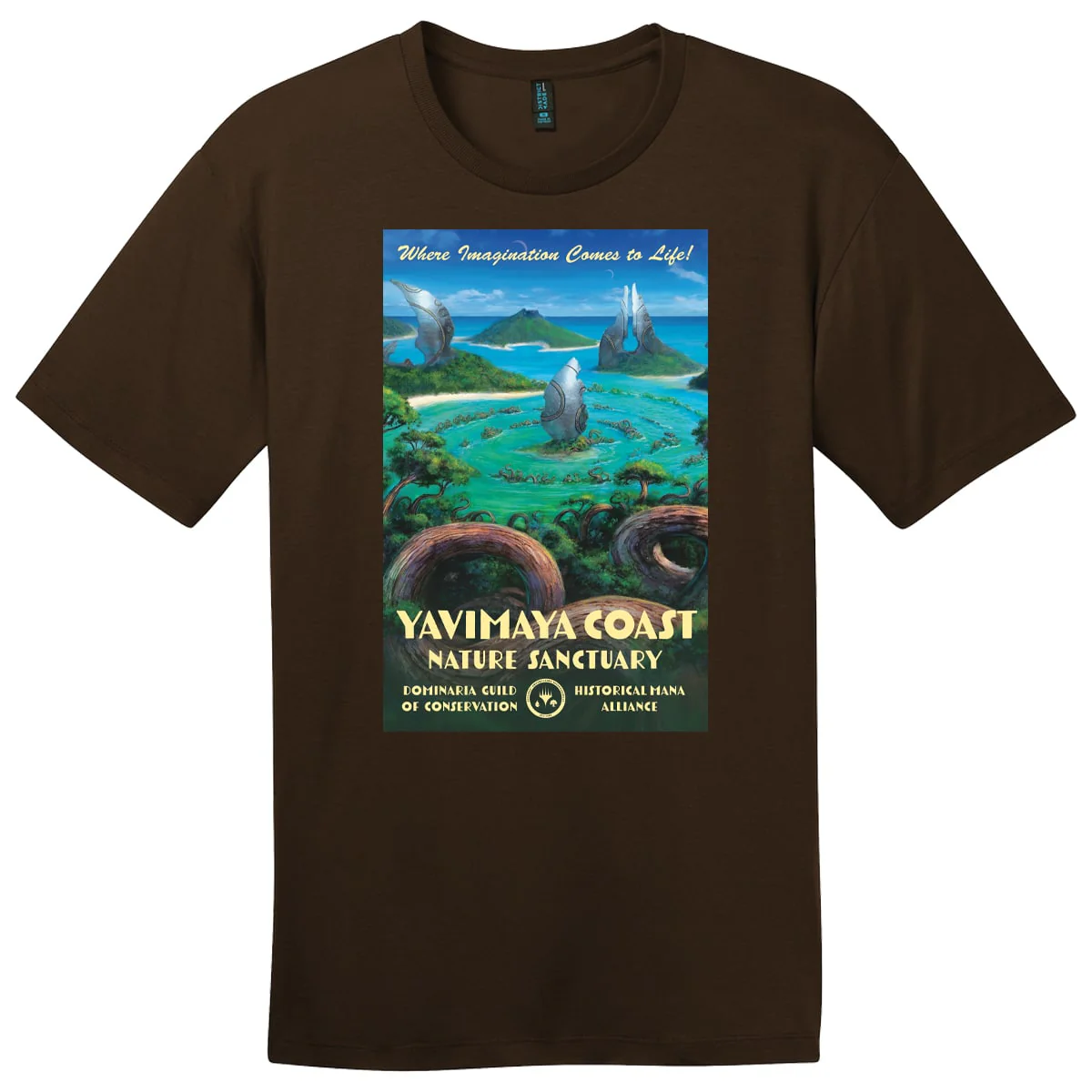 Dominaria United Yavimaya Coast T-Shirt for Magic: The Gathering - Image 5