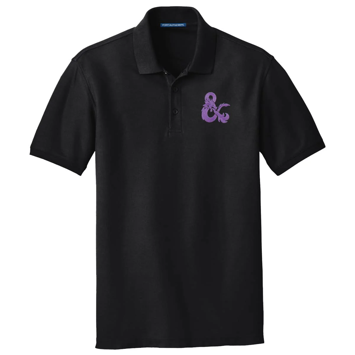 Dungeons & Dragons Evergreen Purple Logo Polo Shirt - Image 2