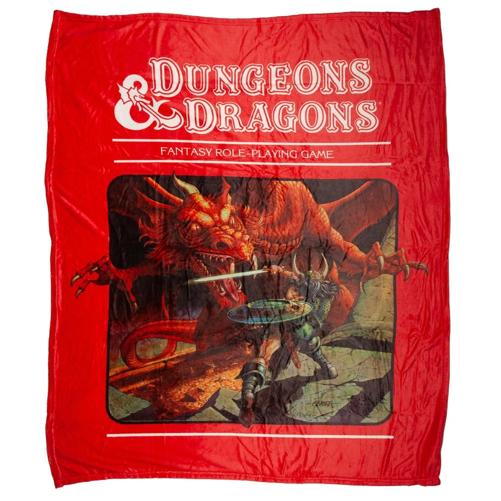 Dungeons and Dragons Red Box Plush Throw - Image 2