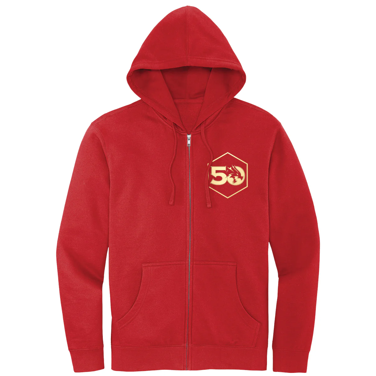 Dungeons & Dragons 50th Anniversary Mimic Foil Hoodie in Red