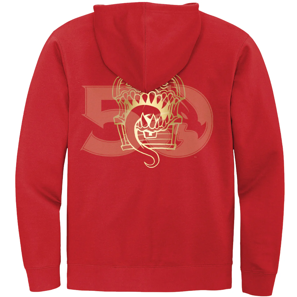 Dungeons & Dragons 50th Anniversary Mimic Foil Hoodie in Red - Image 2