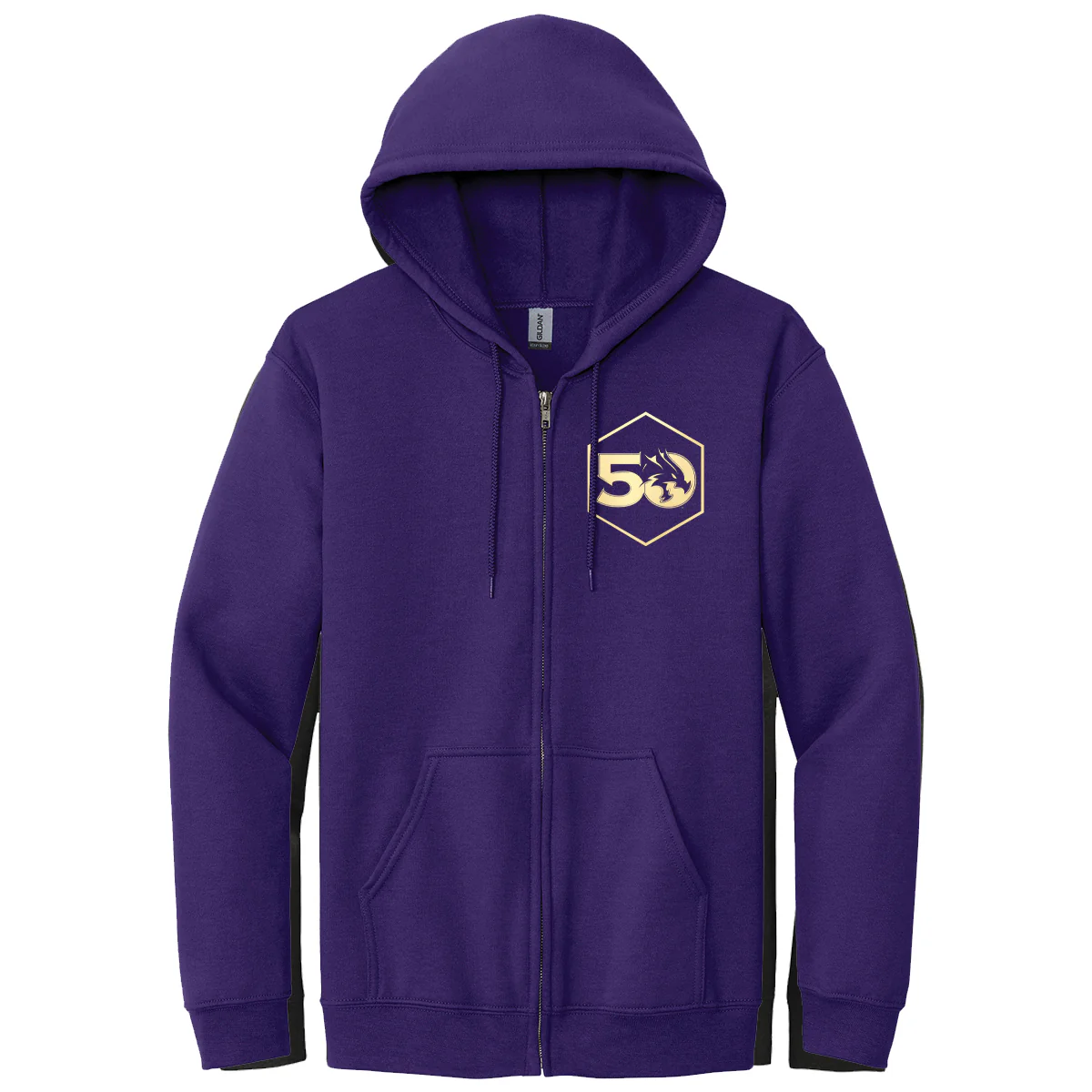 Dungeons & Dragons 50th Anniversary Mind Flayer Foil Hoodie in Purple