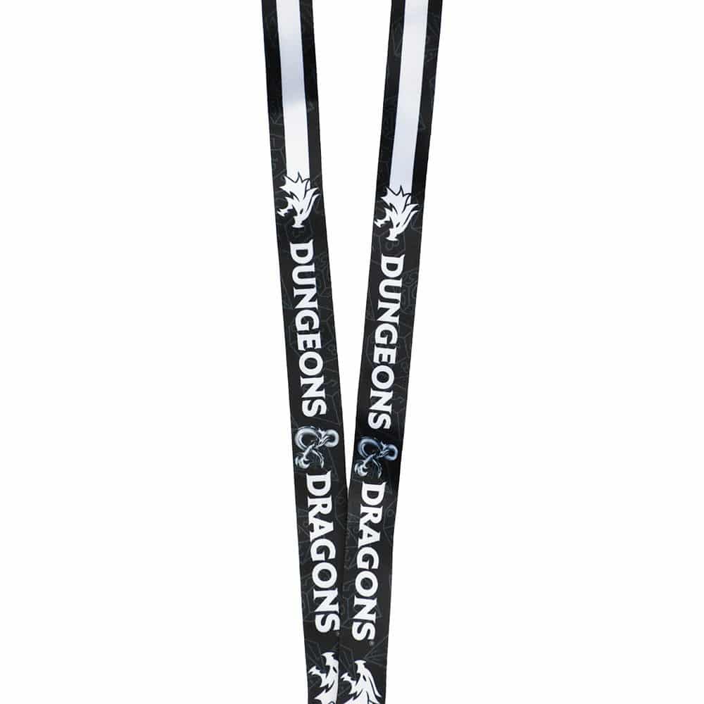 Dungeons & Dragons Black and White Lanyard - Image 4