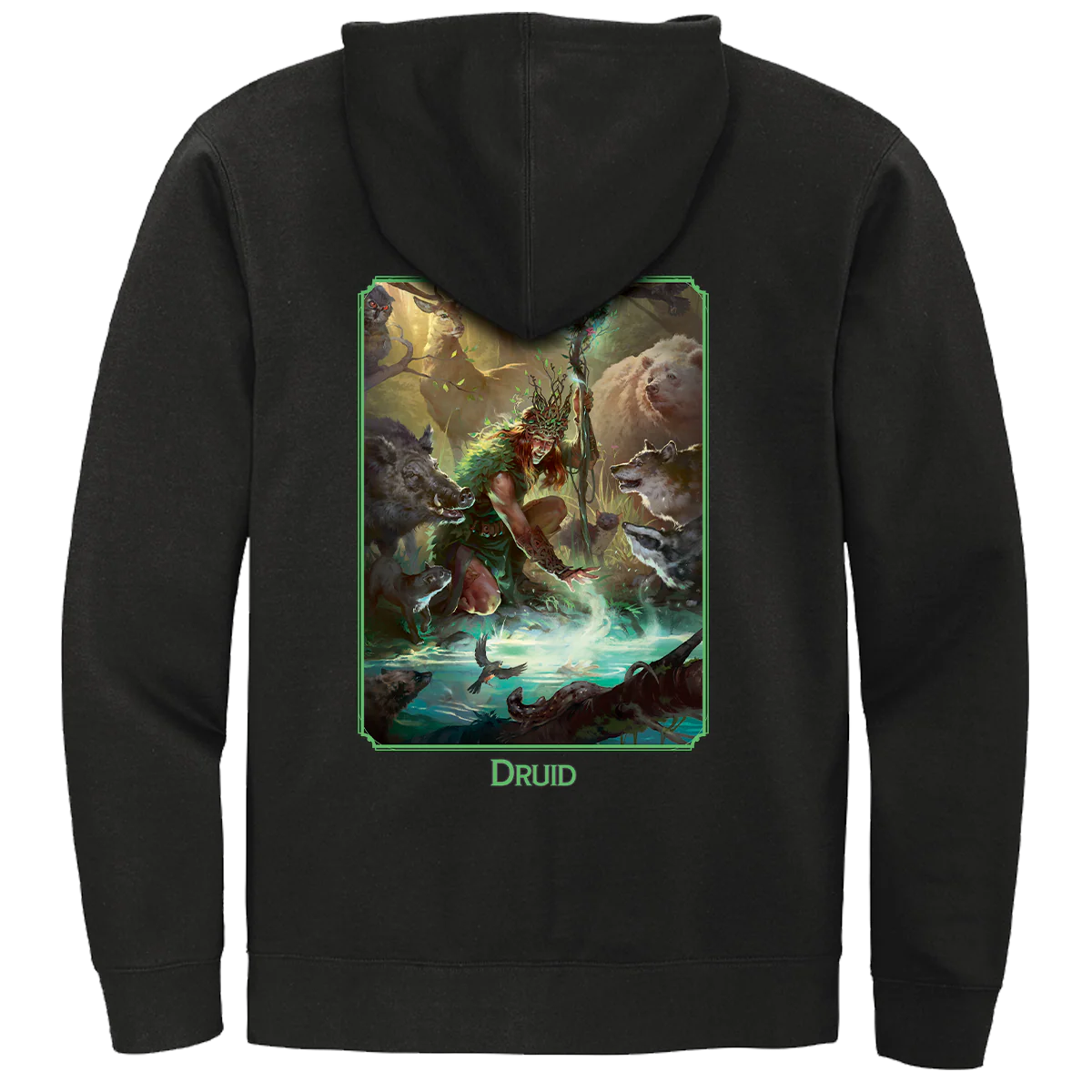 Dungeons & Dragons Class PoD - Hoodie - Druid - Image 2