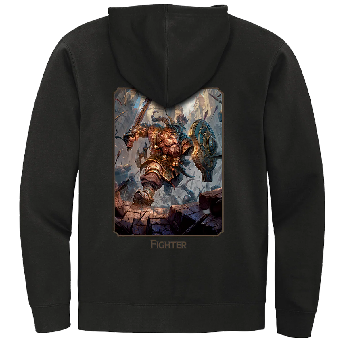 Dungeons & Dragons Class PoD - Hoodie - Fighter - Image 2