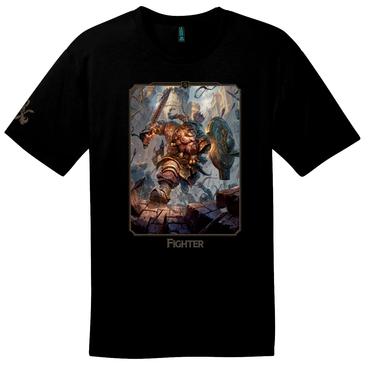 Dungeons & Dragons Class PoD - Tee - Fighter
