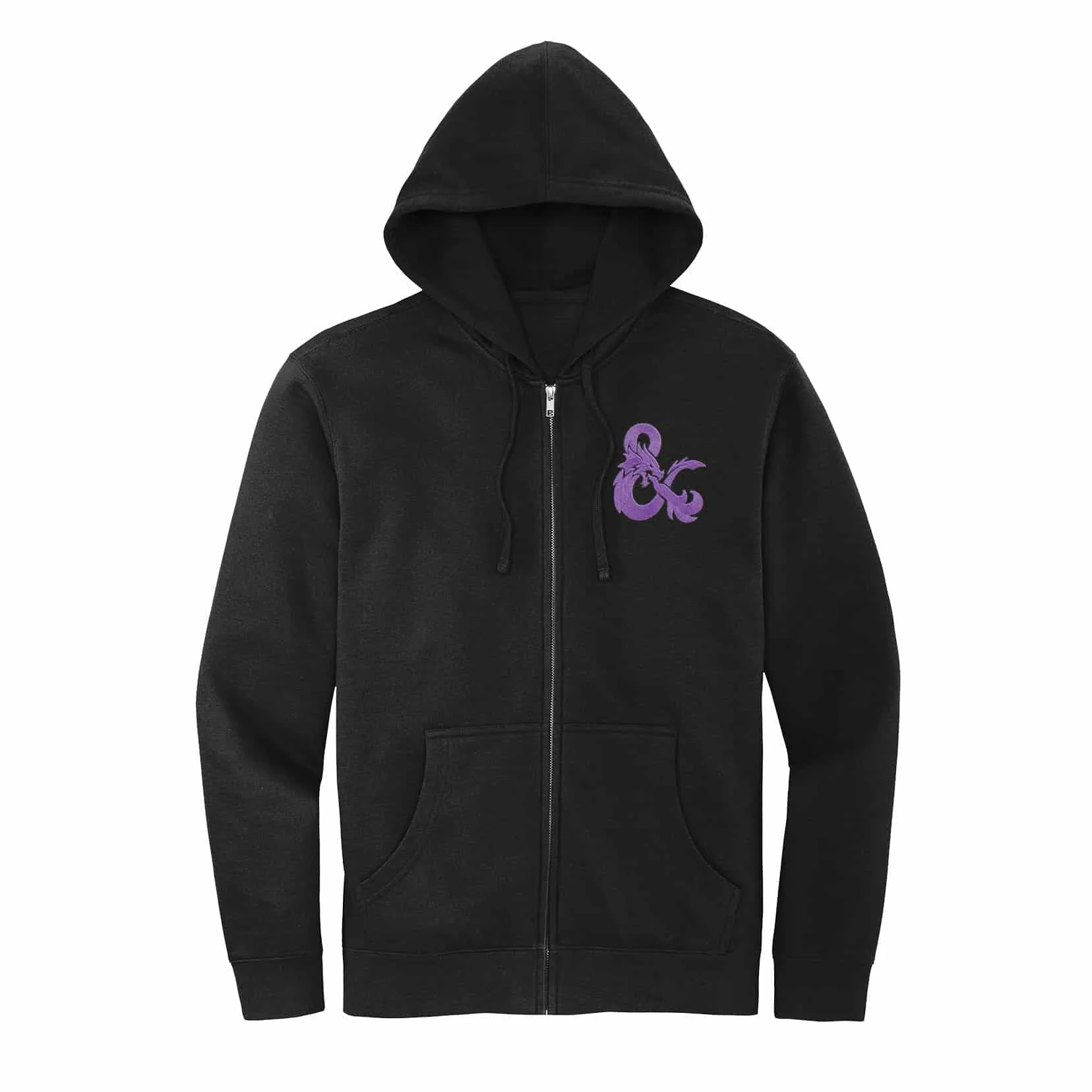 Dungeons & Dragons Evergreen Purple Logo Fleece Full-Zip Hoodie