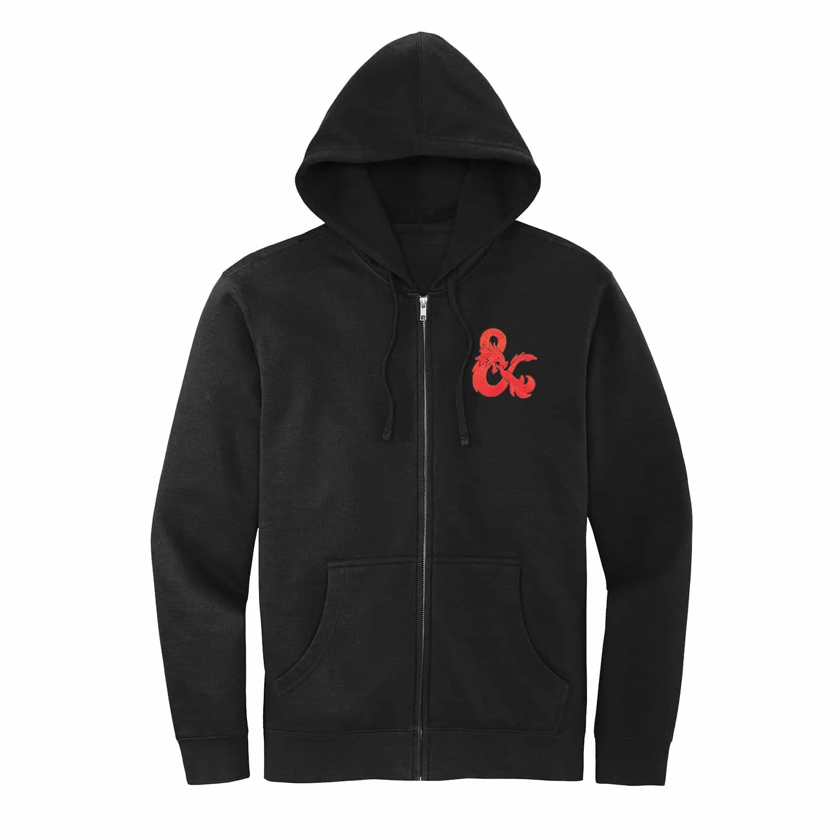 Dungeons & Dragons Evergreen Red Logo Fleece Full-Zip Hoodie