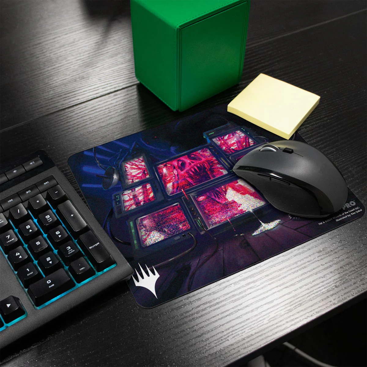 Duskmourn Cursed Recording Mousepad for Magic: The Gathering