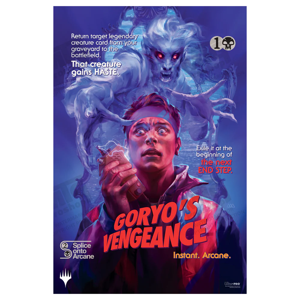 Duskmourn Goryo's Vengeance Poster for Magic: The Gathering